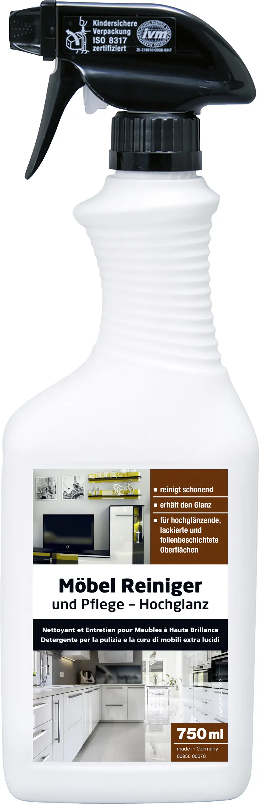 Möbel Reiniger und Pflege hochglanz 750 ml Möbel Reiniger und Pflege hochglanz 750 ml