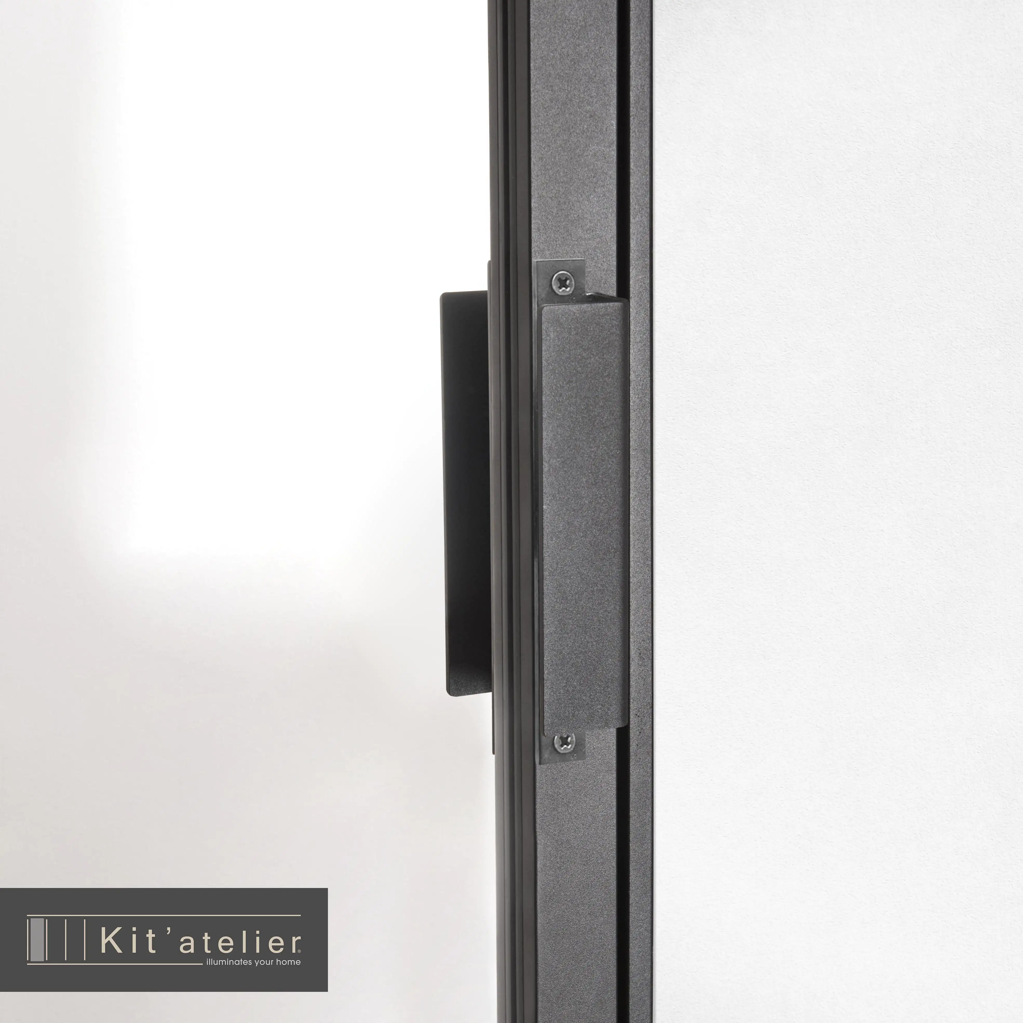 Glastür Loft 88 x 200,5 cm DIN links (Türmaß 83x197,2 cm)