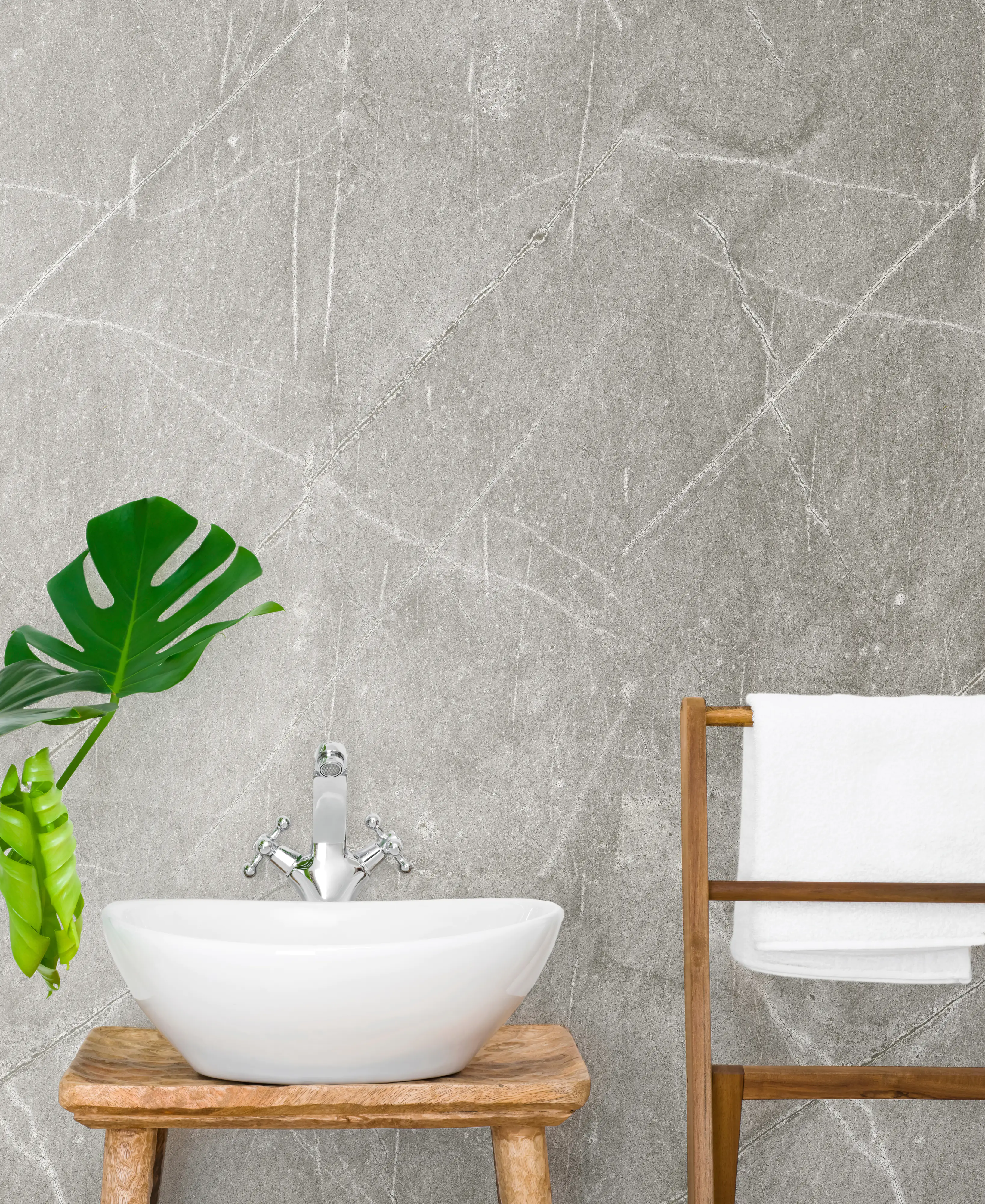 Wandpaneel Rocko Grey Atlantic 265 x 123 x 0,4 cm