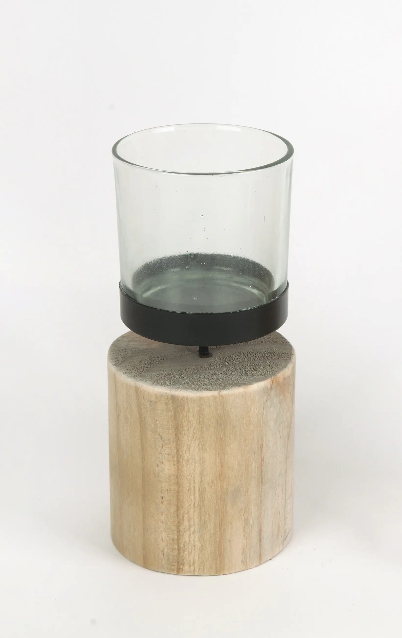 TrendLine Windlicht Holz Ø 19 cm