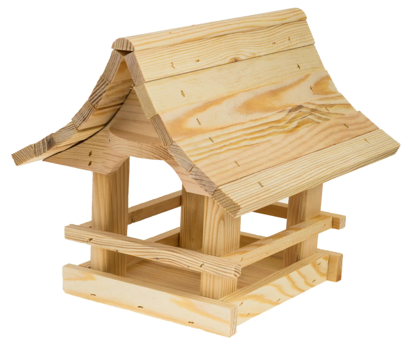 Vogelhaus Chinastyle aus Kiefrnholz Größe S