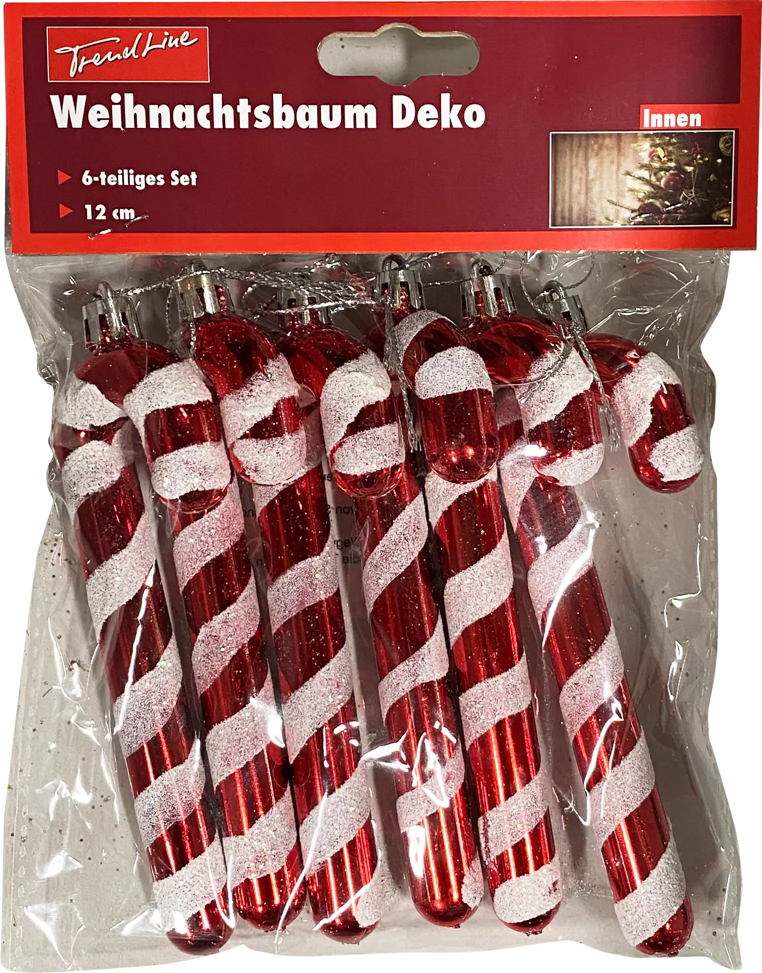 TrendLine Zuckerstangen aus Kunststoff 12 cm