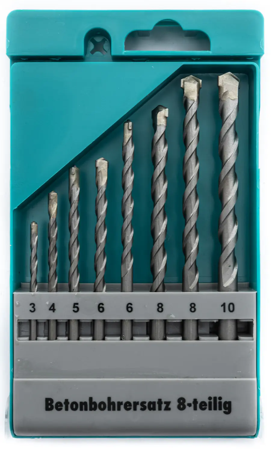 TrendLine Bohrer-Set für Beton und Stein 8-teilig Rundschaft