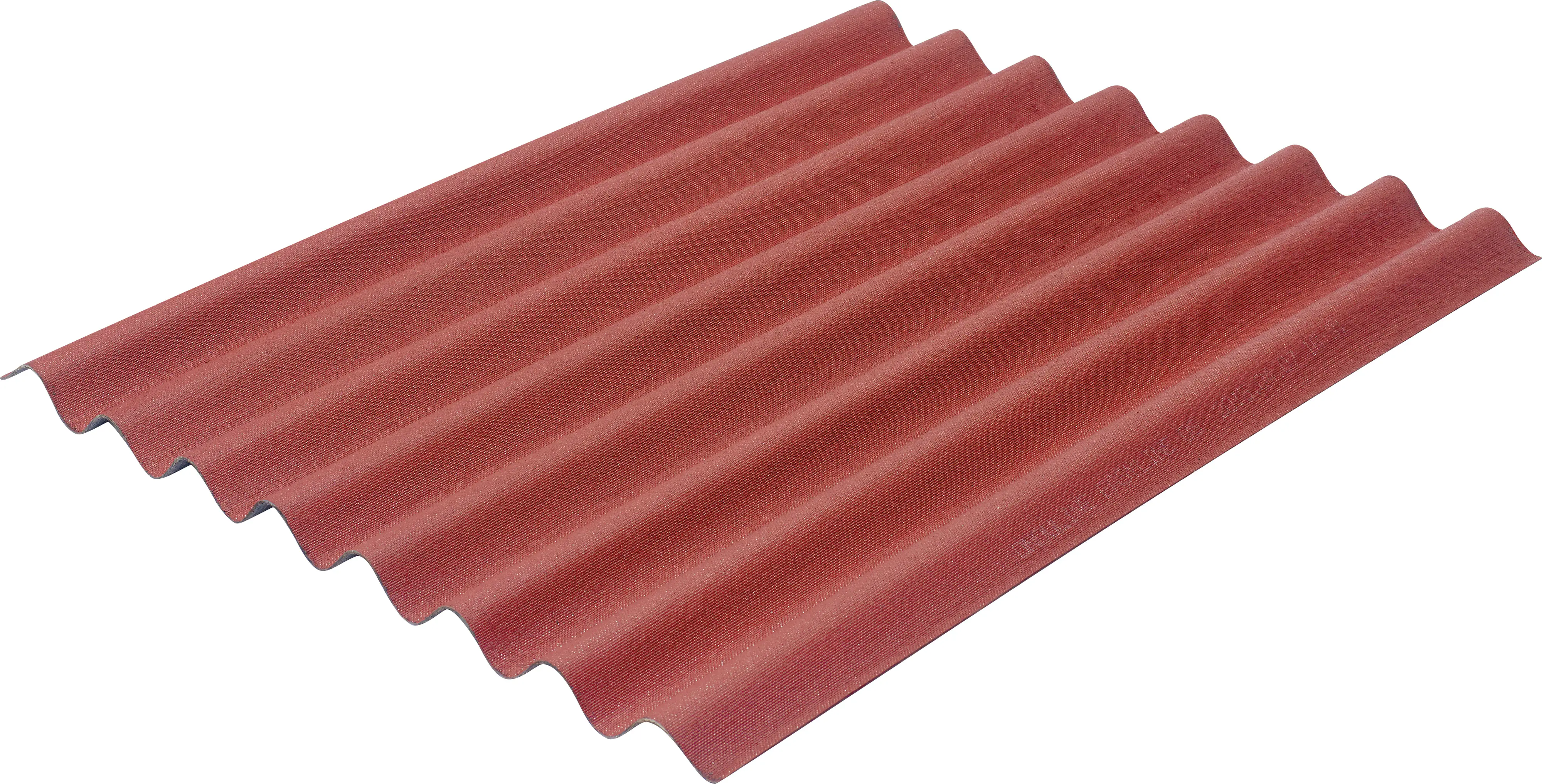 Onduline Bitumenwellplatte Easyline 100 x 76 cm 2,6 mm rot