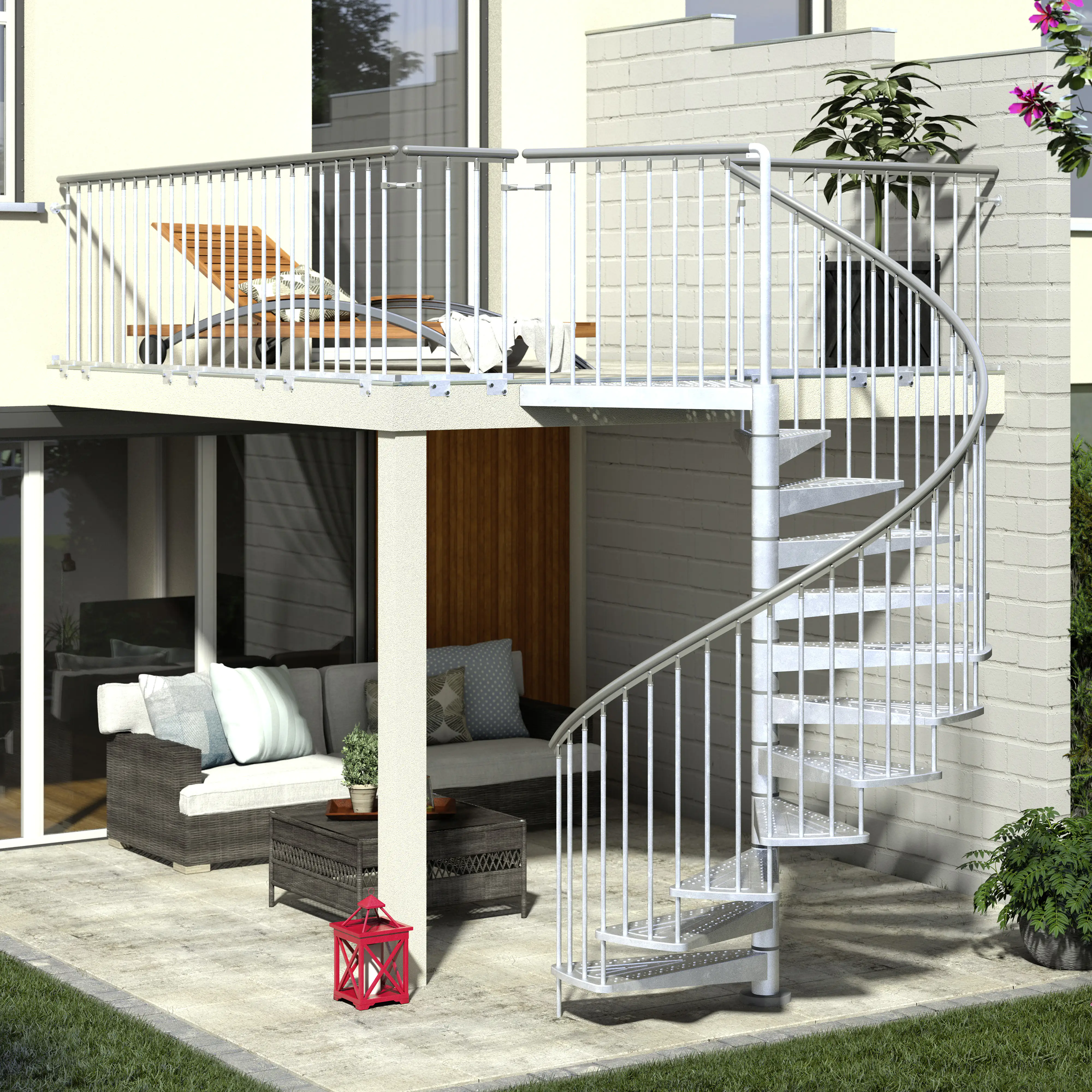 DOLLE Außenspindeltreppe Gardenspin