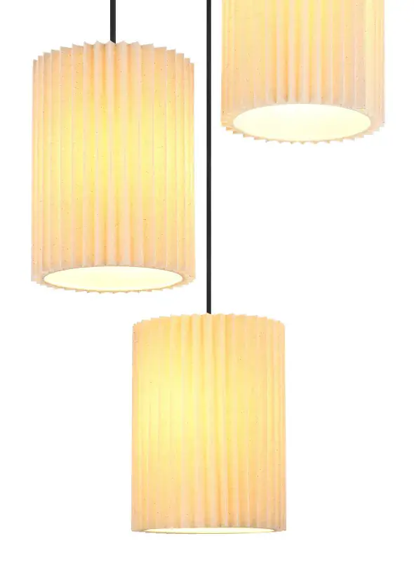 Globo Hängeleuchte Page Ø 46 x 120 cm schwarz matt