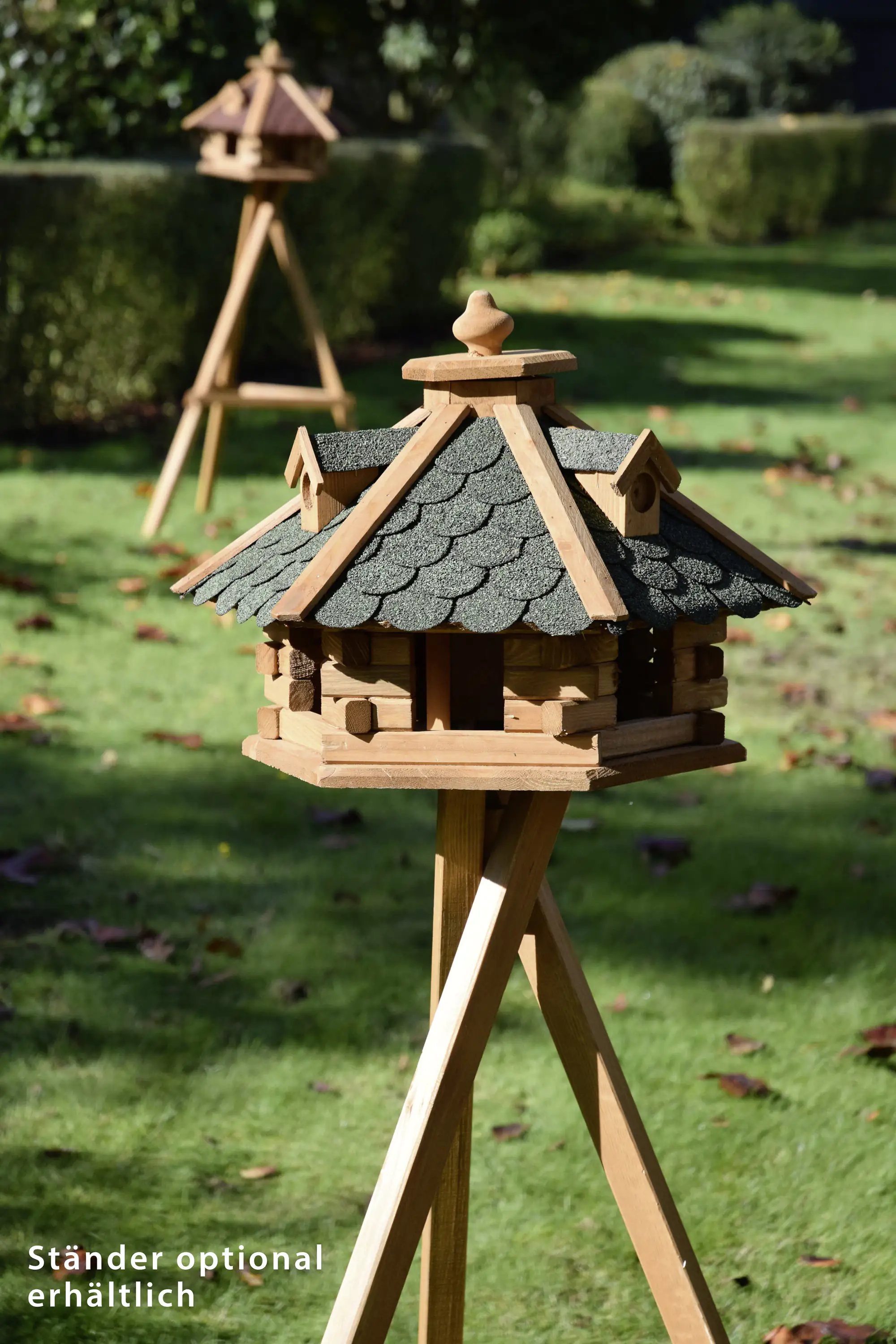 Dobar Vogelhaus Rustikal Kiefernholz natur/grün LxBxH: 51x45x37 cm Dobar Vogelhaus Rustikal Kiefernholz natur/grün LxBxH: 51x45x37 cm