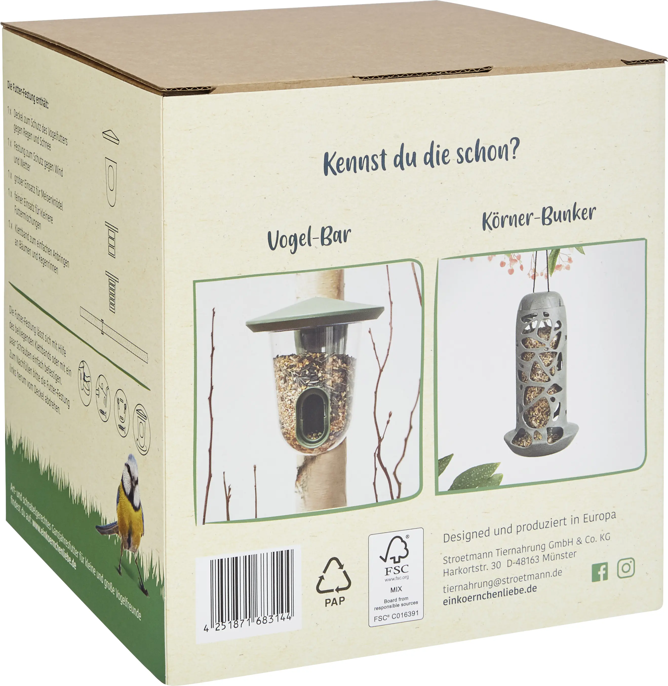 Elles Vogelfutterspender Vogel-Bar