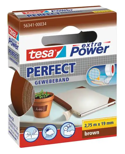 tesa Gewebeband extra Power Perfect tesa Gewebeband extra Power Perfect 2,75 m x 19 mm, braun