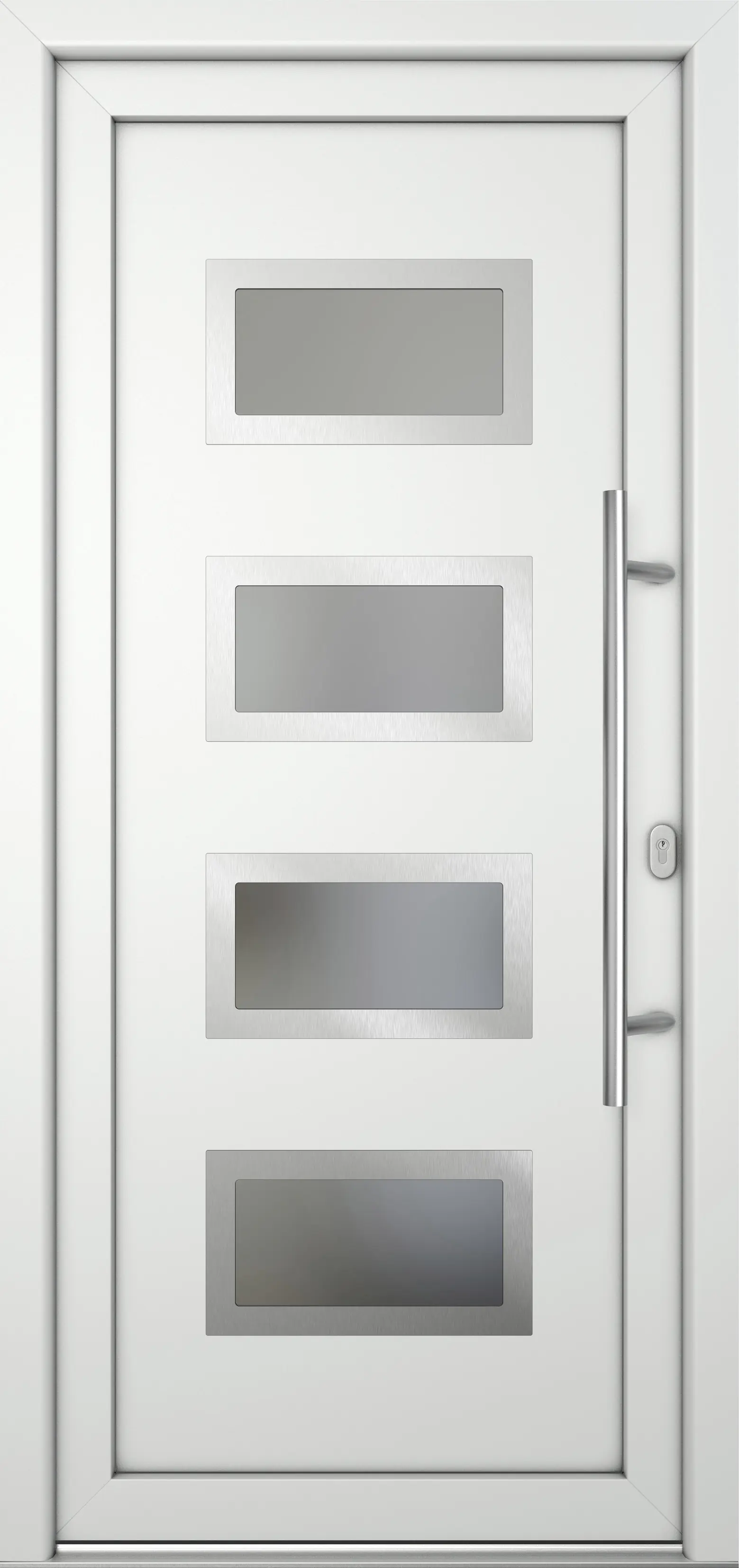 Meeth Haustür Signum Pro PVC Modell 92 108 x 200 cm DIN Rechts weiß