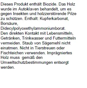 Baumpfahl Kiefer kesseldruckimprägniert 30 x Ø 6 cm