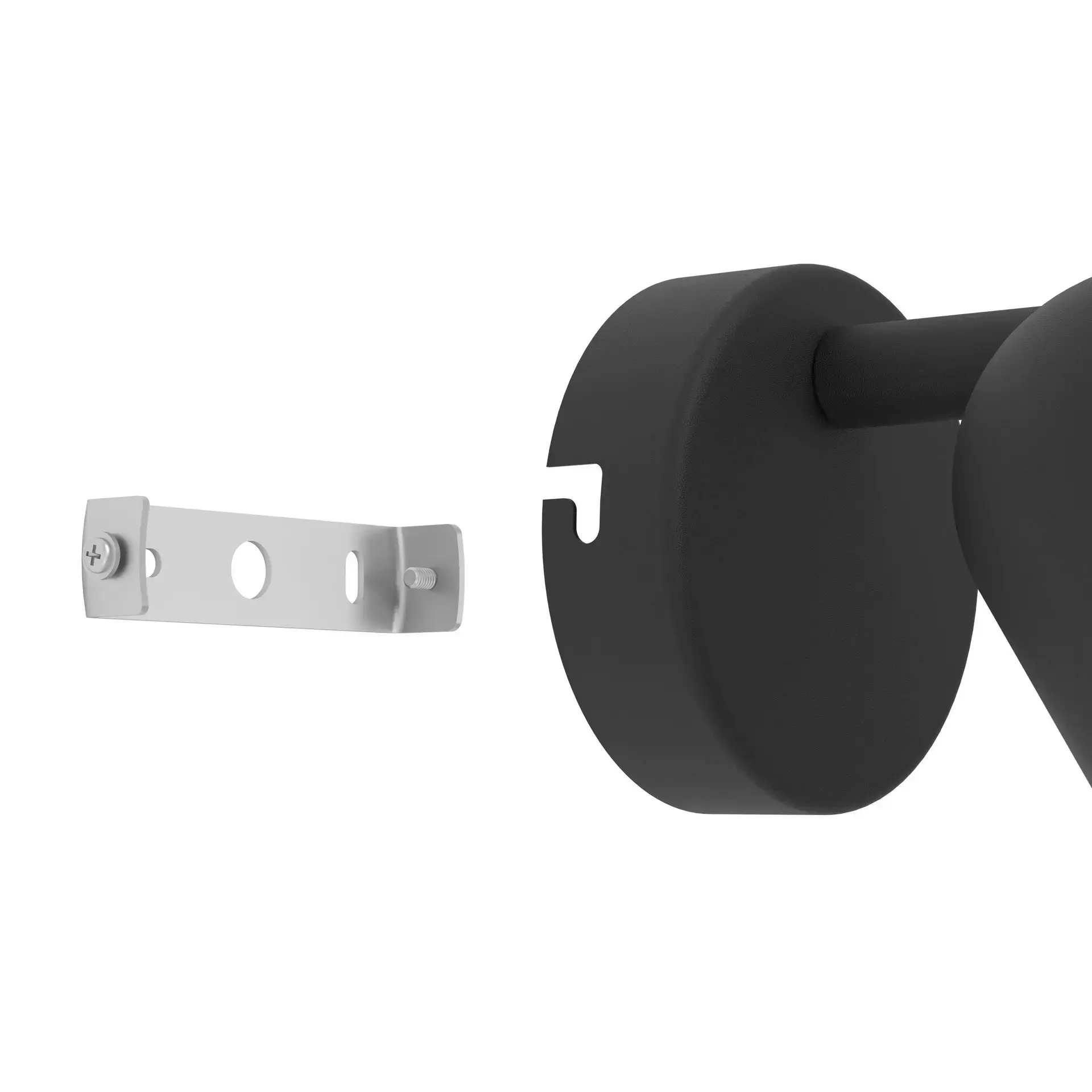 Eglo Wandleuchte 1er Spot Camaldoli schwarz 9 x 11 cm