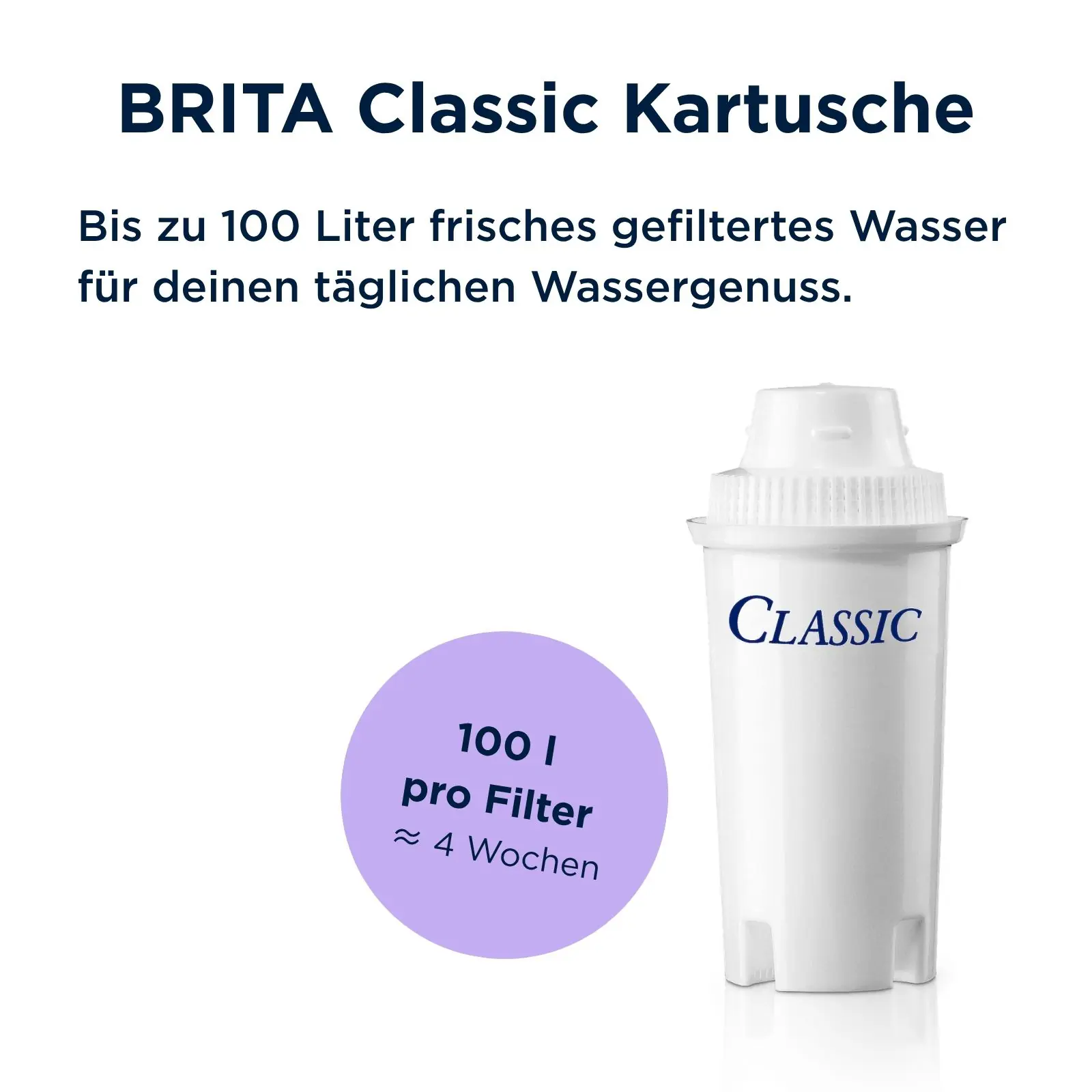 BRITA Filterkartuschen CLASSIC für BRITA CLASSIC Wasserfilter-Systeme 3er-Pack
