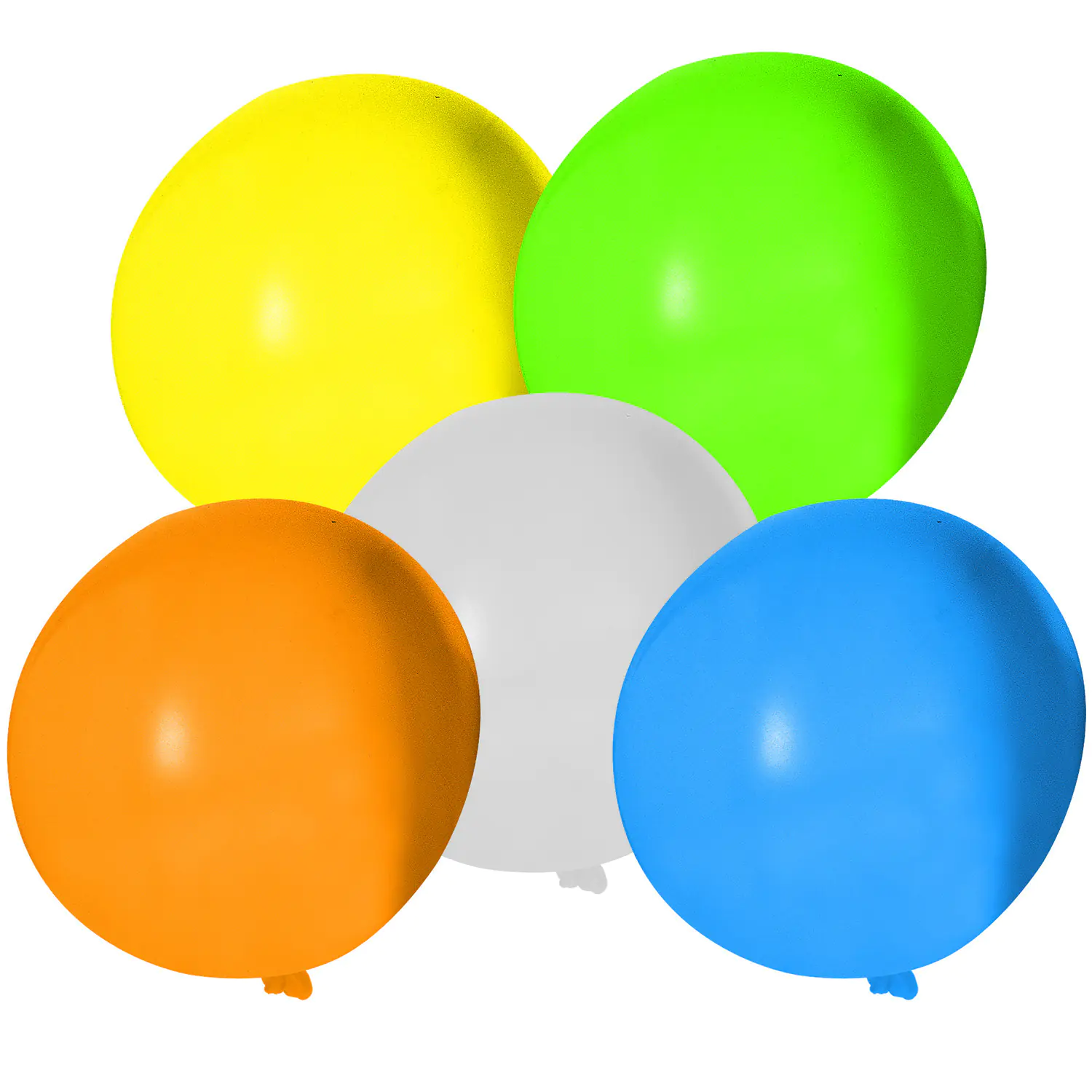 Riethmueller XXL-Latexballon Ø 61 cm 5-fach sortiert