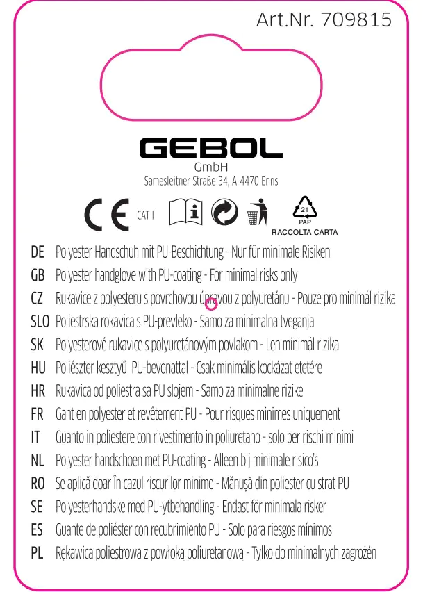 Gebol Handschuh Miss Flower   Gebol Handschuh Miss Flower