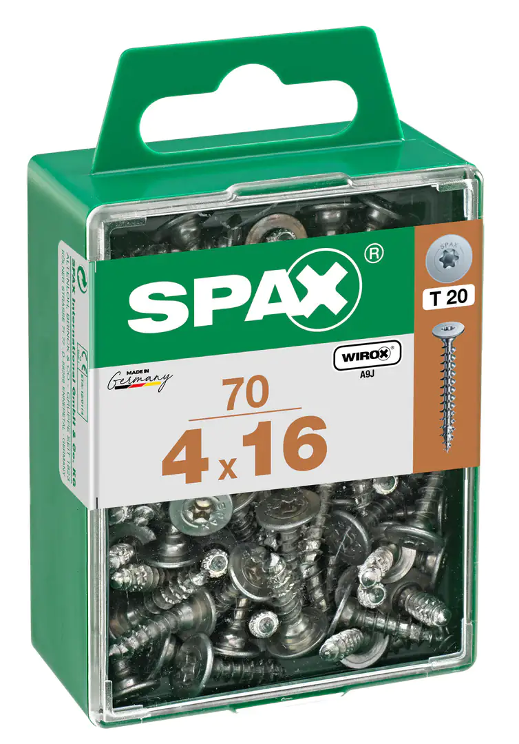 Spax Möbelbauschrauben 4.0 x 16 mm TX 20 - 70 Stk.