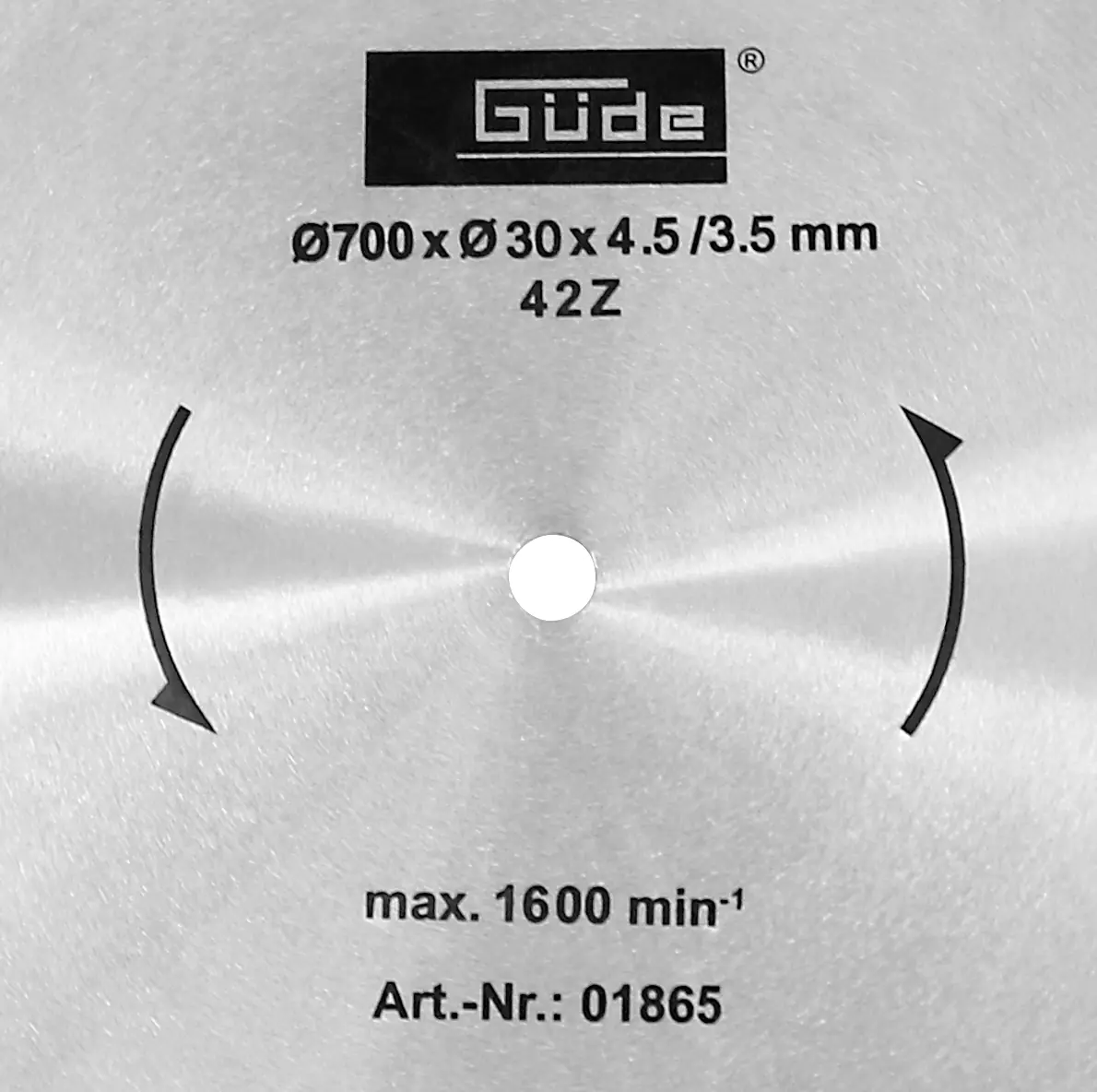 Güde Kreissägeblatt GWS 700 HM-2 Ø 700 mm Ø 30 mm