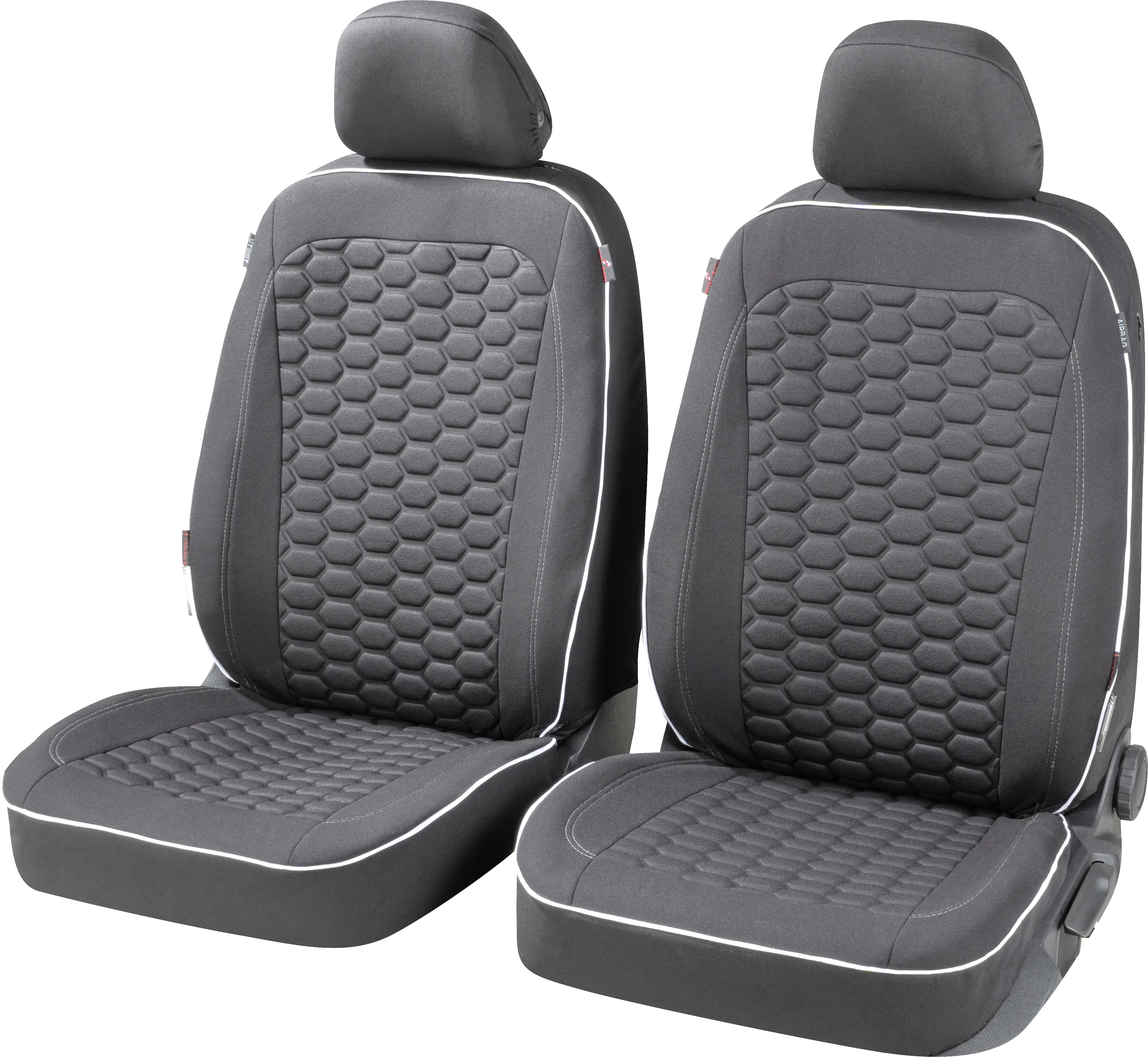 Walser Autositzbezug Kendal Vordersitze Collection Premium schwarz-weiß