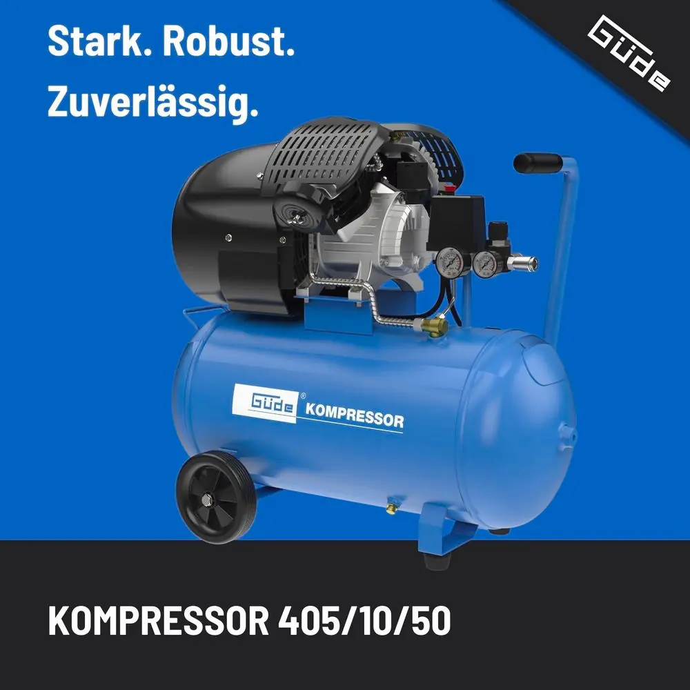 Güde Kompressor 405/10/50 10 bar 50 l 320 l/min 2,2 KW
