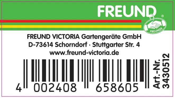 Freund Victoria Gartenhäckchen 24 cm lang