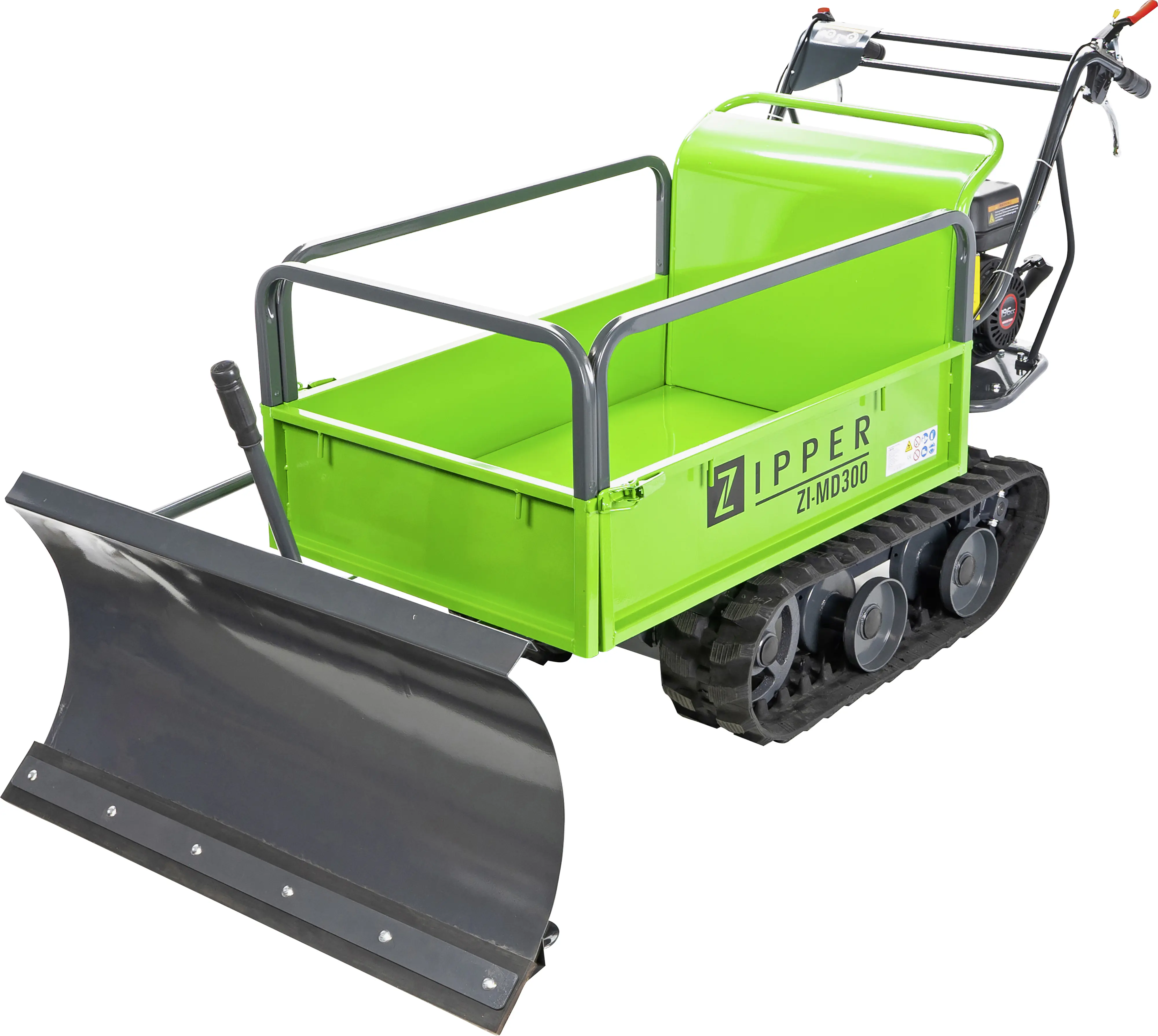 Zipper Miniraupendumper ZI-MD300 4,1 kW inkl. Schneeschild