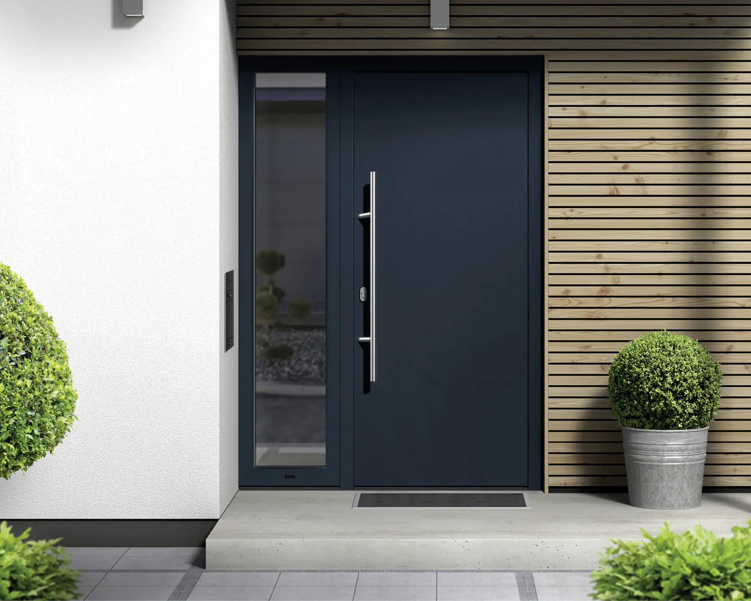 EcoStar Haustür ISOPRO IP 010 anthrazitgrau 110 x 210 cm