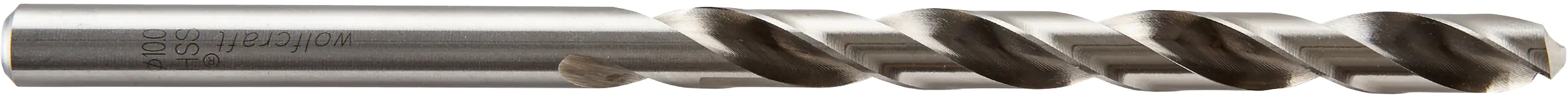 Wolfcraft Metallbohrer HSS geschliffen lang 7602010 Ø 10 mm Rundschaft