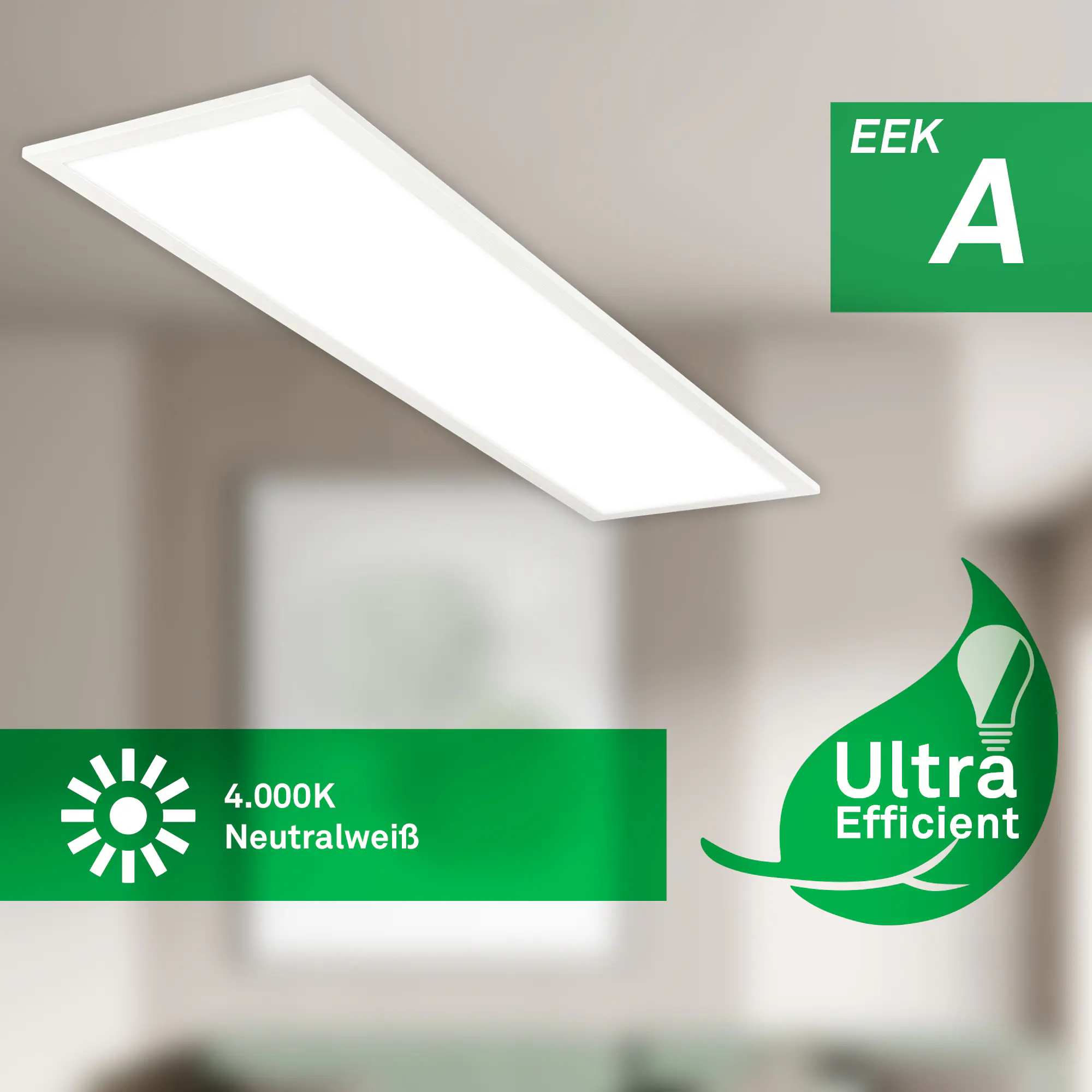 Briloner LED Panel Simple A 13,5W 100x25 cm weiß neutralweiß Briloner LED Panel Simple A 13,5W 100x25 cm weiß neutralweiß