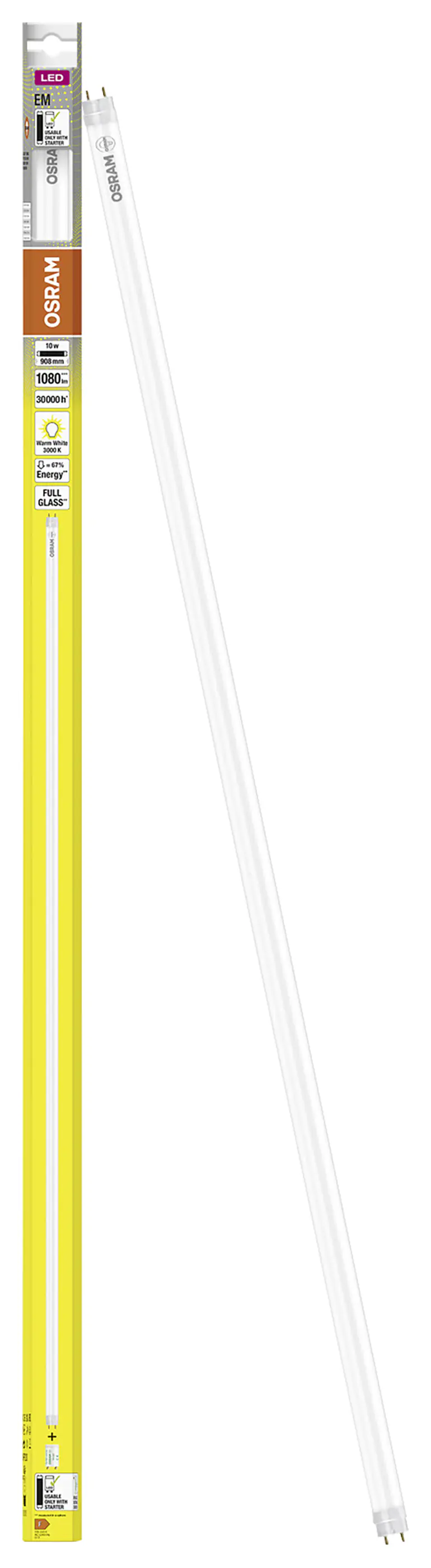 Osram LED Röhre T8 90 cm G13 10 W warmweiß