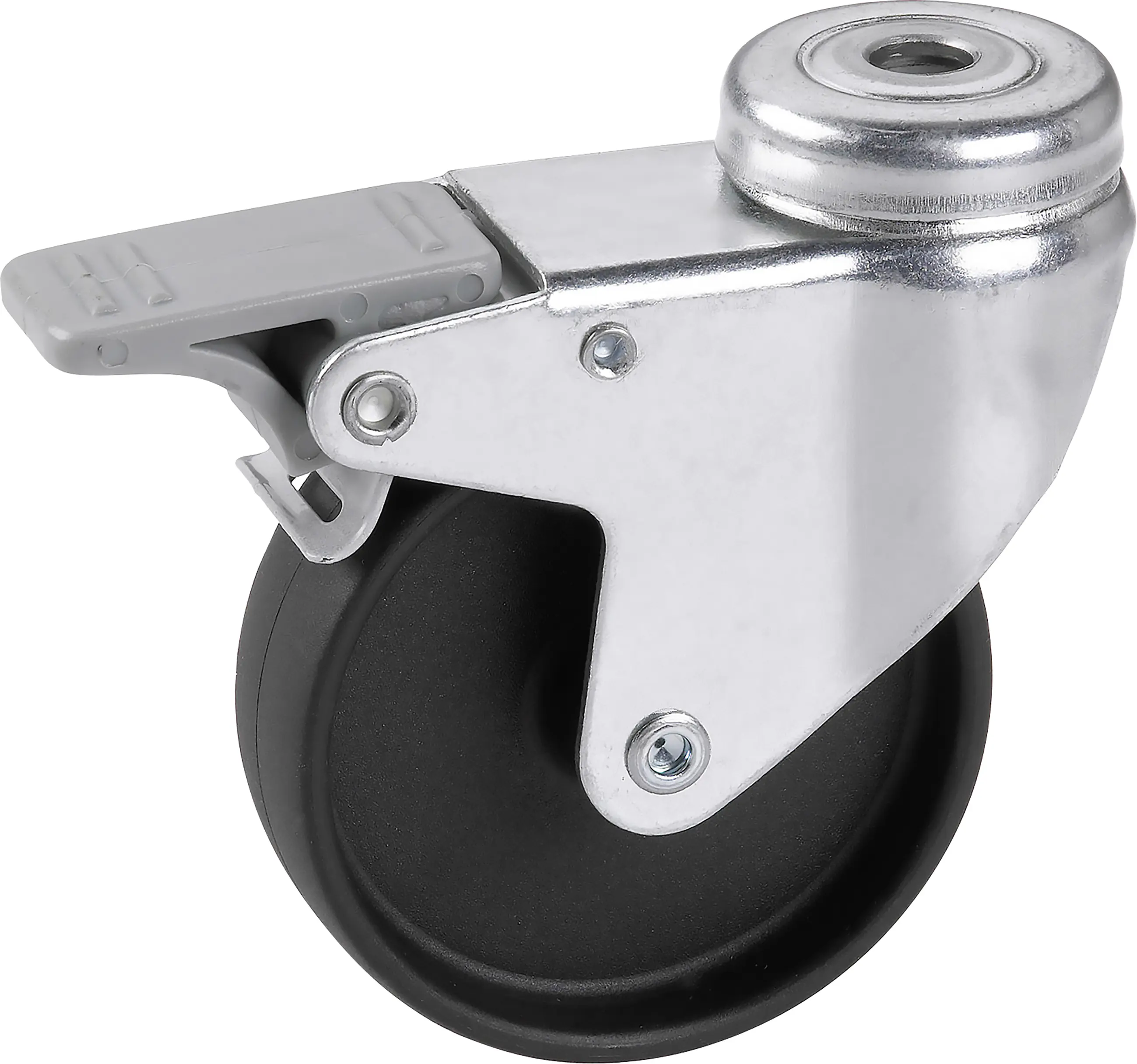 Apparate-Lenkrolle mit Totalfeststeller 75 x 24 mm Tragkr. 60 kg