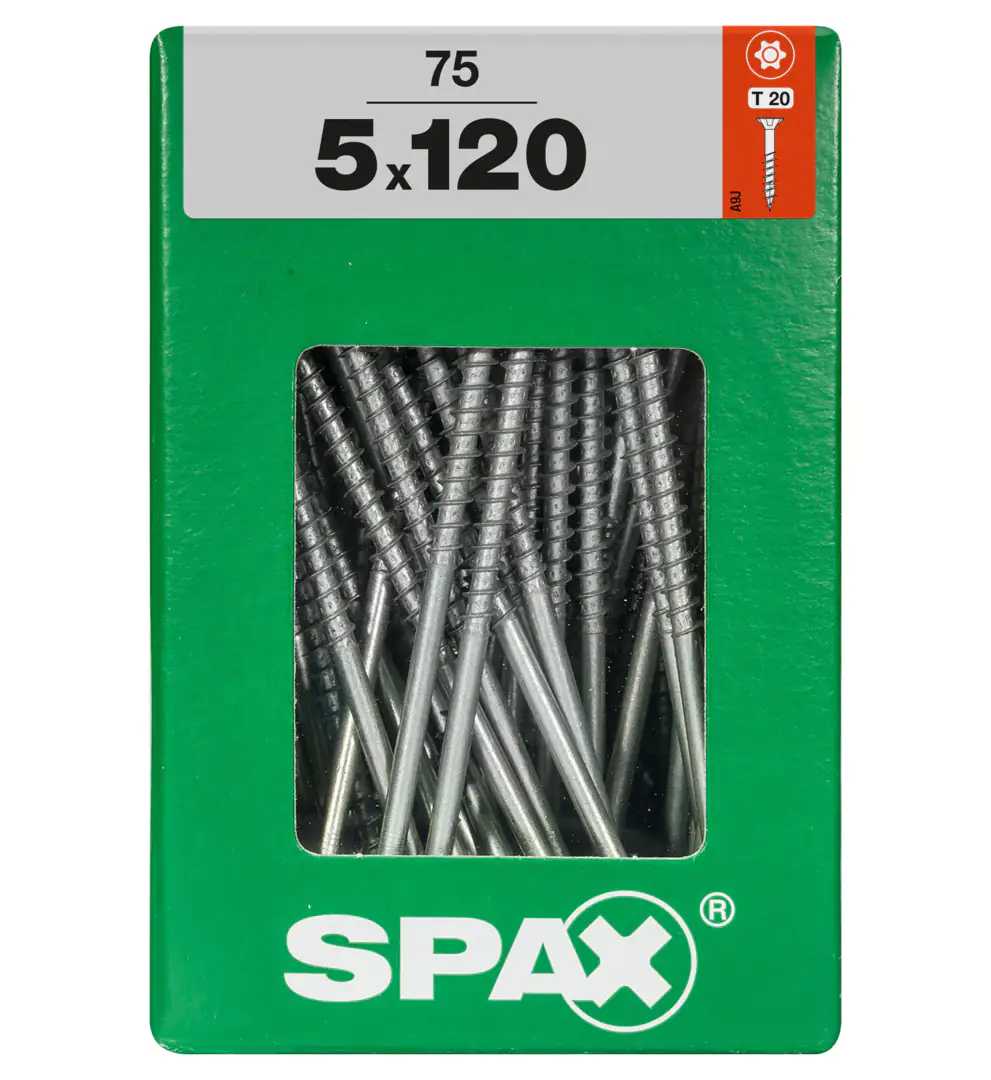 Spax Universalschrauben 5.0 x 120 mm TX 20 - 75 Stk.