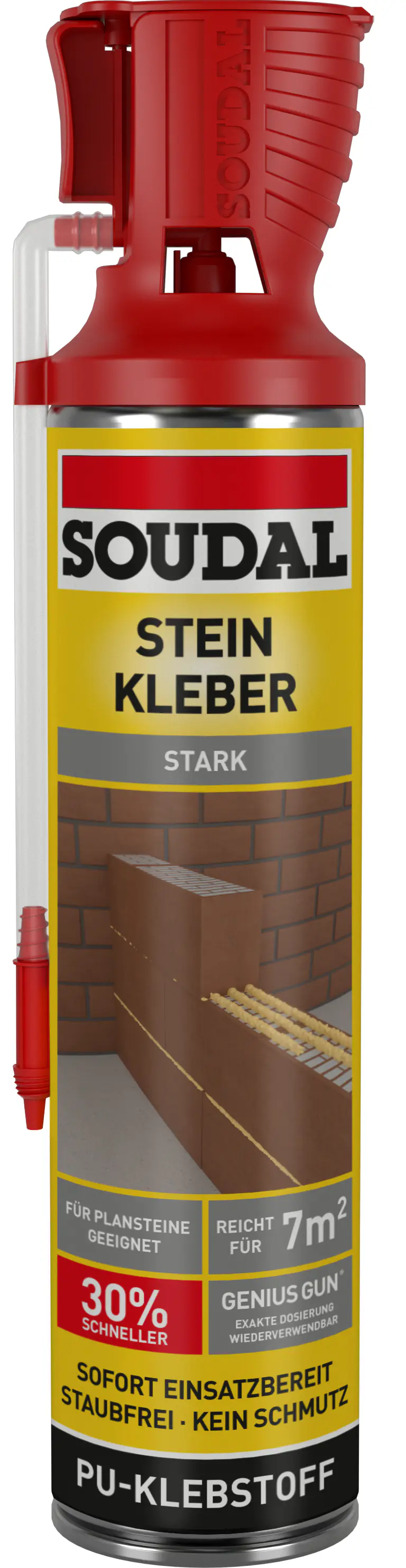Soudal Stein-Kleber Genius Gun, 600 ml
