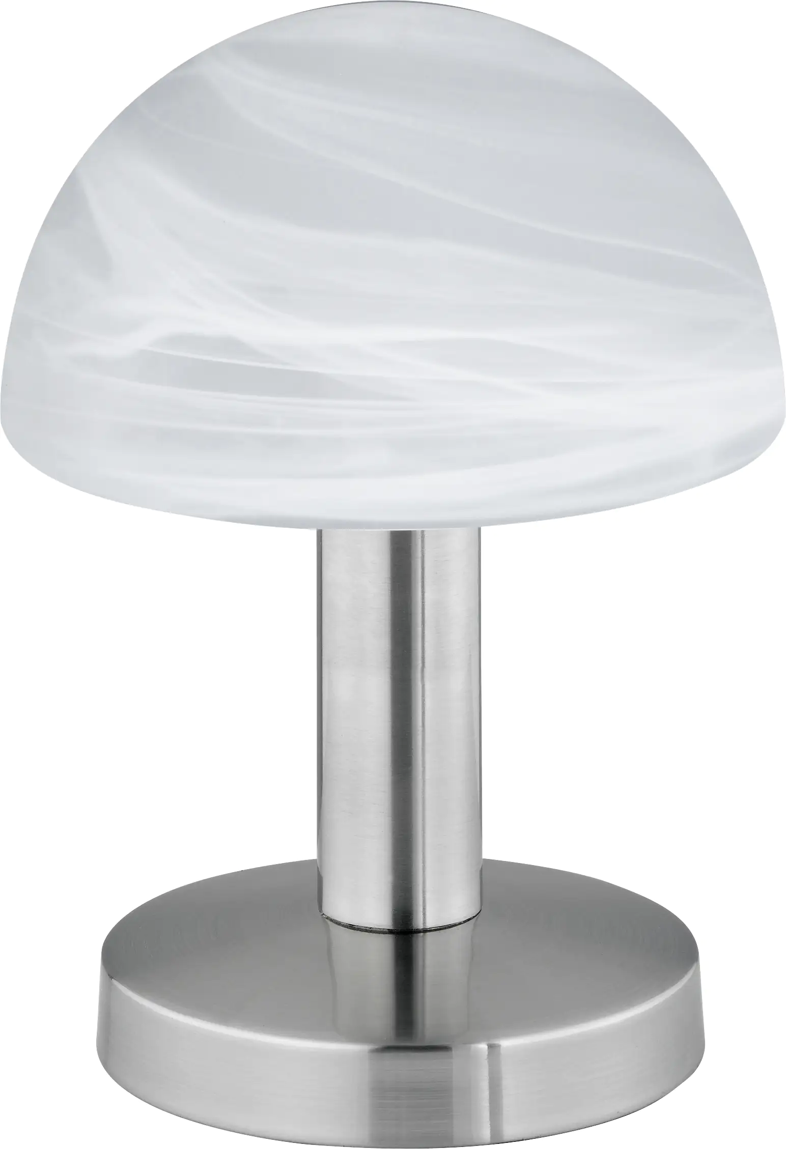 Trio Tischleuchte Fynn ll nickel-matt weiß 21 x 15 cm Trio Tischleuchte Fynn ll nickel-matt weiß 21 x 15 cm