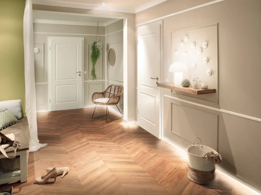 Decosa Wandleiste Melanie 200 cm weiß