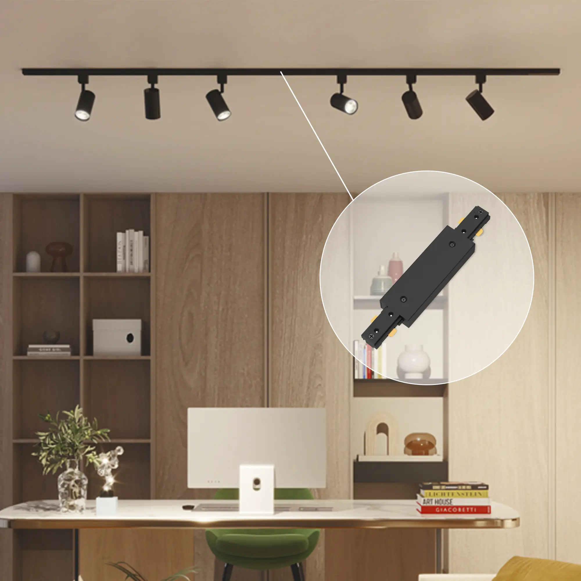 Philips EasyLink Stromverbinder für Schienenleuchte doppelseitig schwarz Philips EasyLink Stromverbinder für Schienenleuchte doppelseitig schwarz