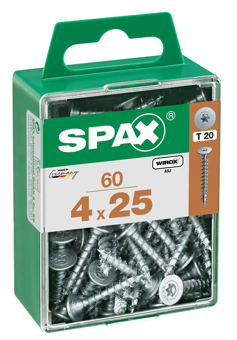 Spax Möbelbauschrauben 4.0 x 25 mm TX 20 - 60 Stk.
