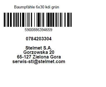 Baumpfahl Kiefer kesseldruckimprägniert 30 x Ø 6 cm