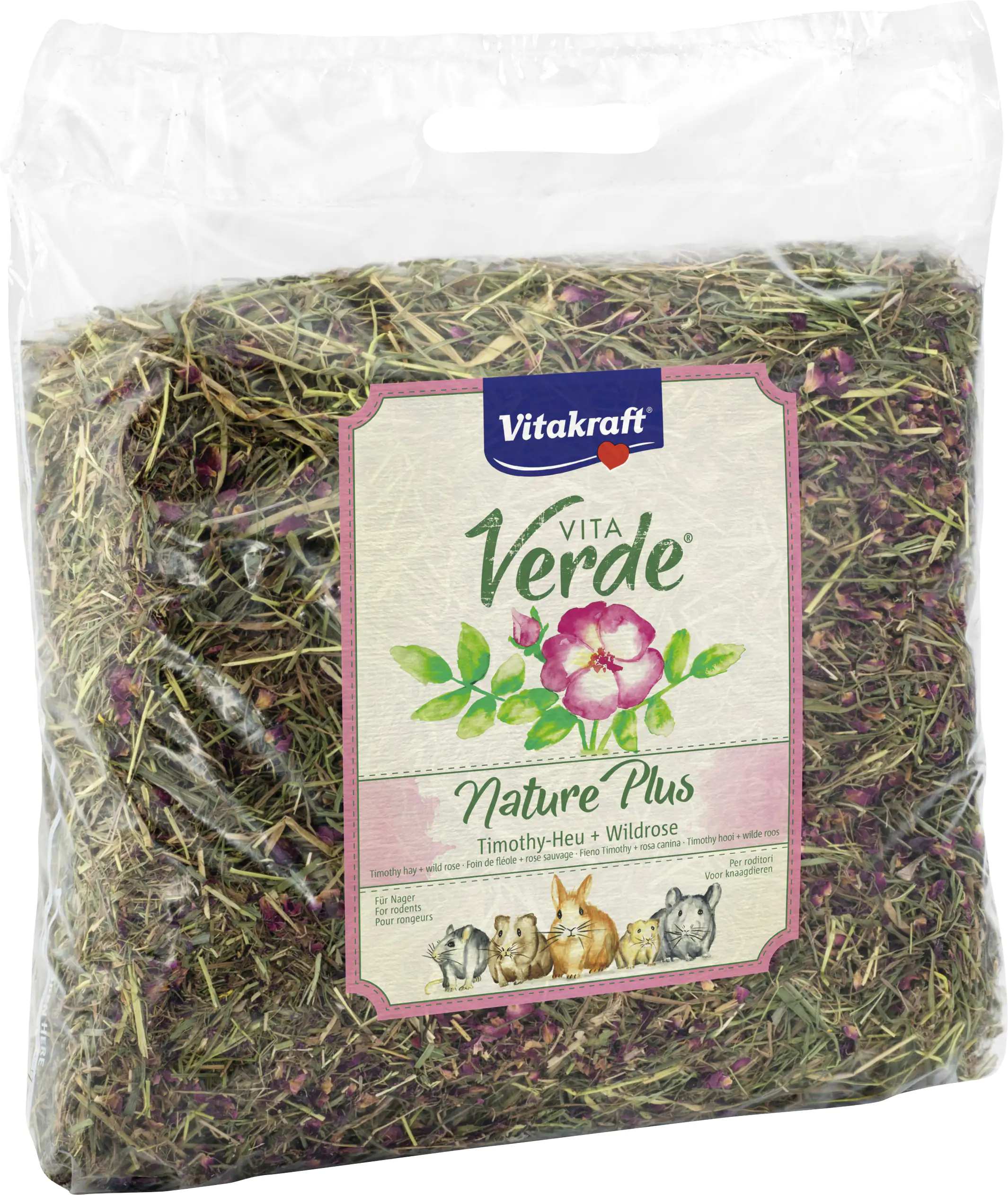 Vitakraft Vita Verde® Heu & Wildrose 500 g Vitakraft Vita Verde® Heu & Wildrose 500 g