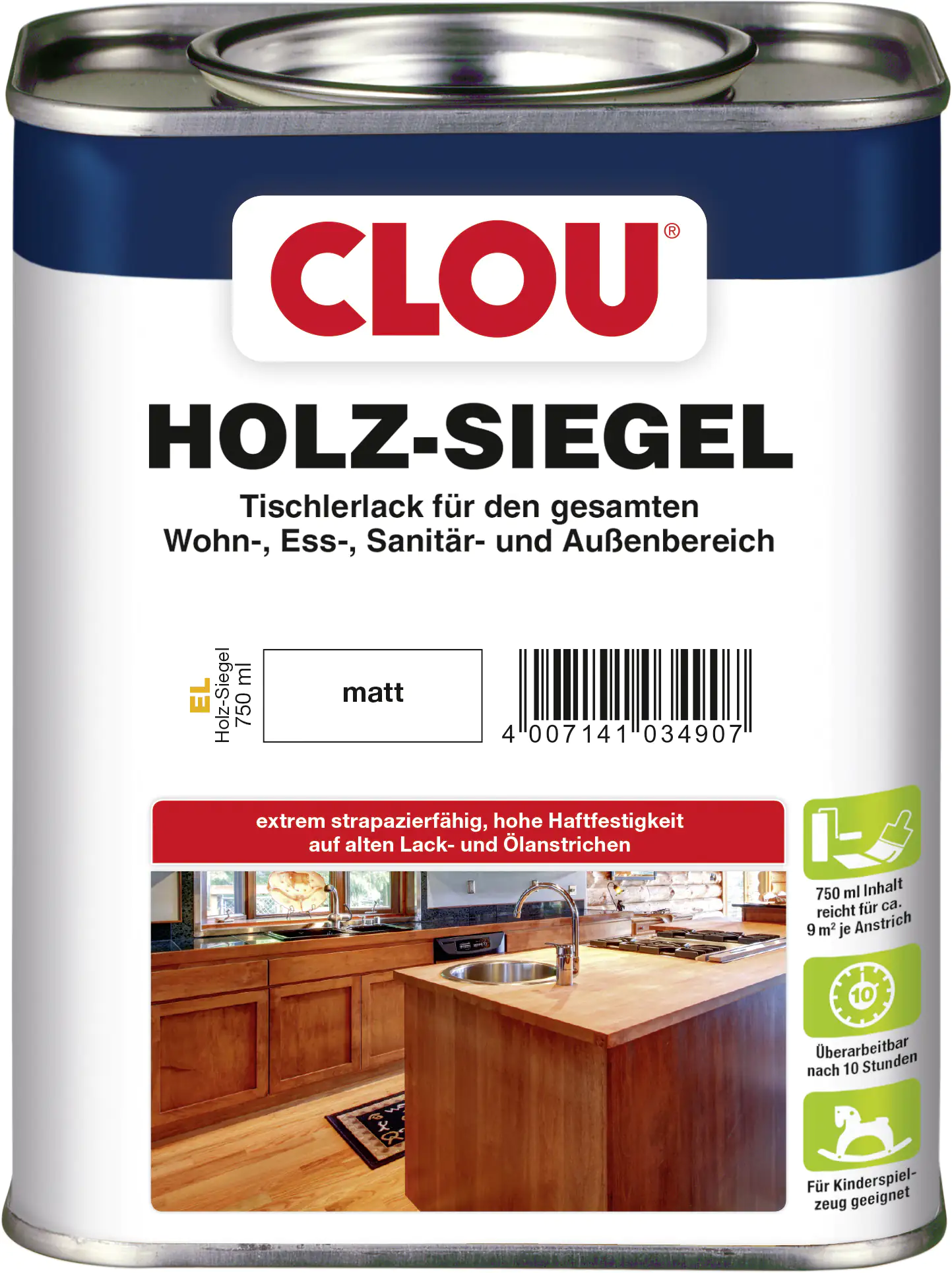4007141034907 Clou Holz Siegel 750 ml matt