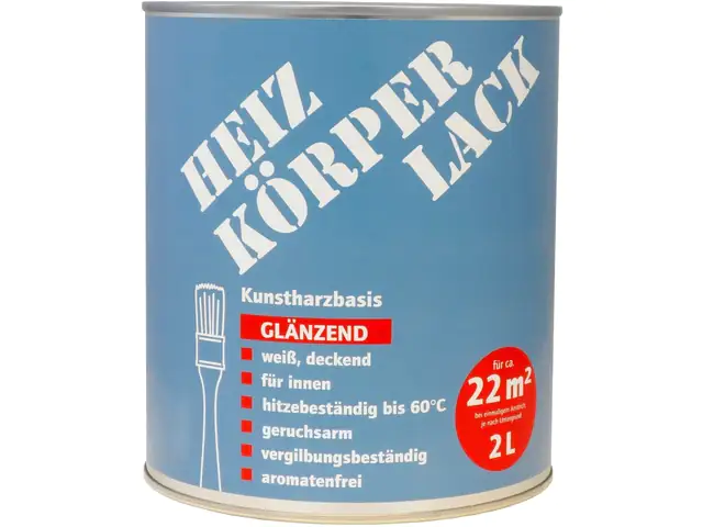 Wilckens Heizkörperlack 2 L weiß glänzend