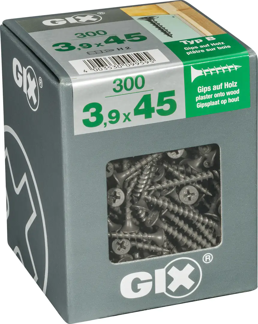 Spax Schnellbauschrauben 3.9 x 45 mm PH 2 Grobgewinde - 300 Stk. Spax Schnellbauschrauben 3.9 x 45 mm PH 2 Grobgewinde - 300 Stk.