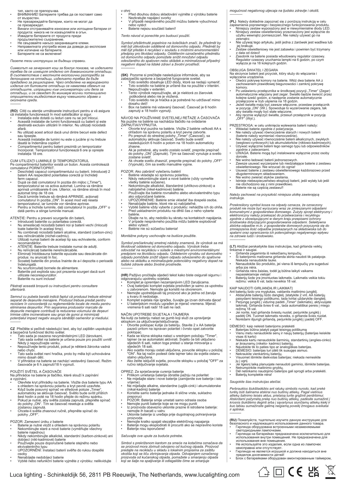 Mica Kerze 15 x 7,5 cm warm weiß