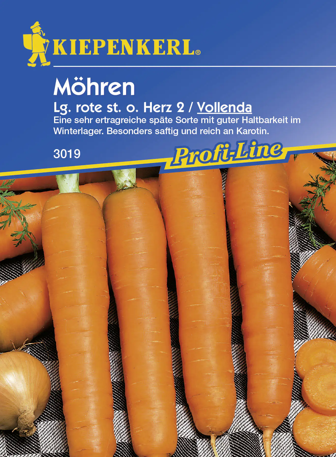 Kiepenkerl Möhre Lange Rote Stumpfe ohne Herz Vollenda Daucus carota ssp. sativus, Inhalt: ca. 6 lfd