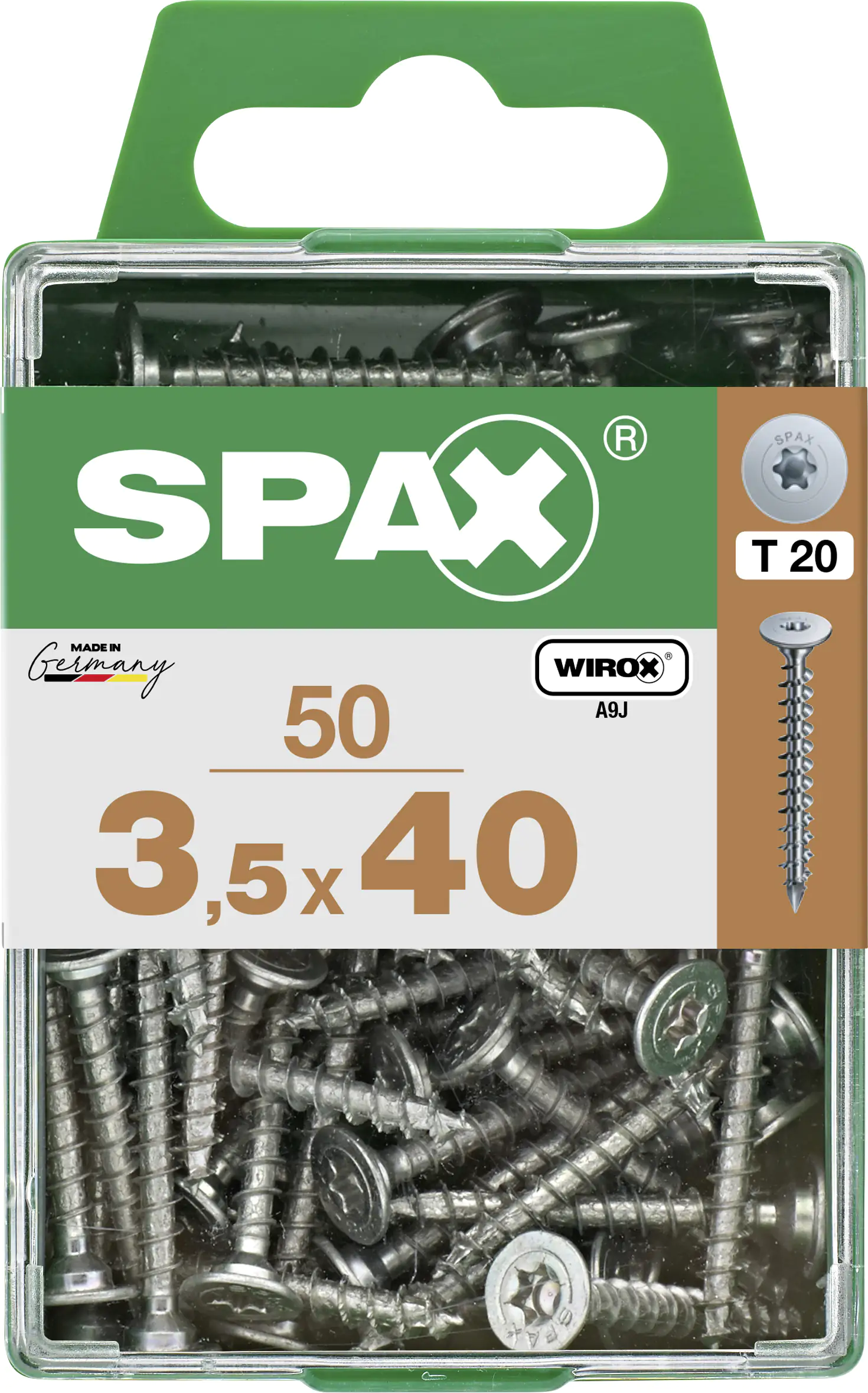 Spax Möbelbauschrauben 3.5 x 40 mm TX 20 - 50 Stk.