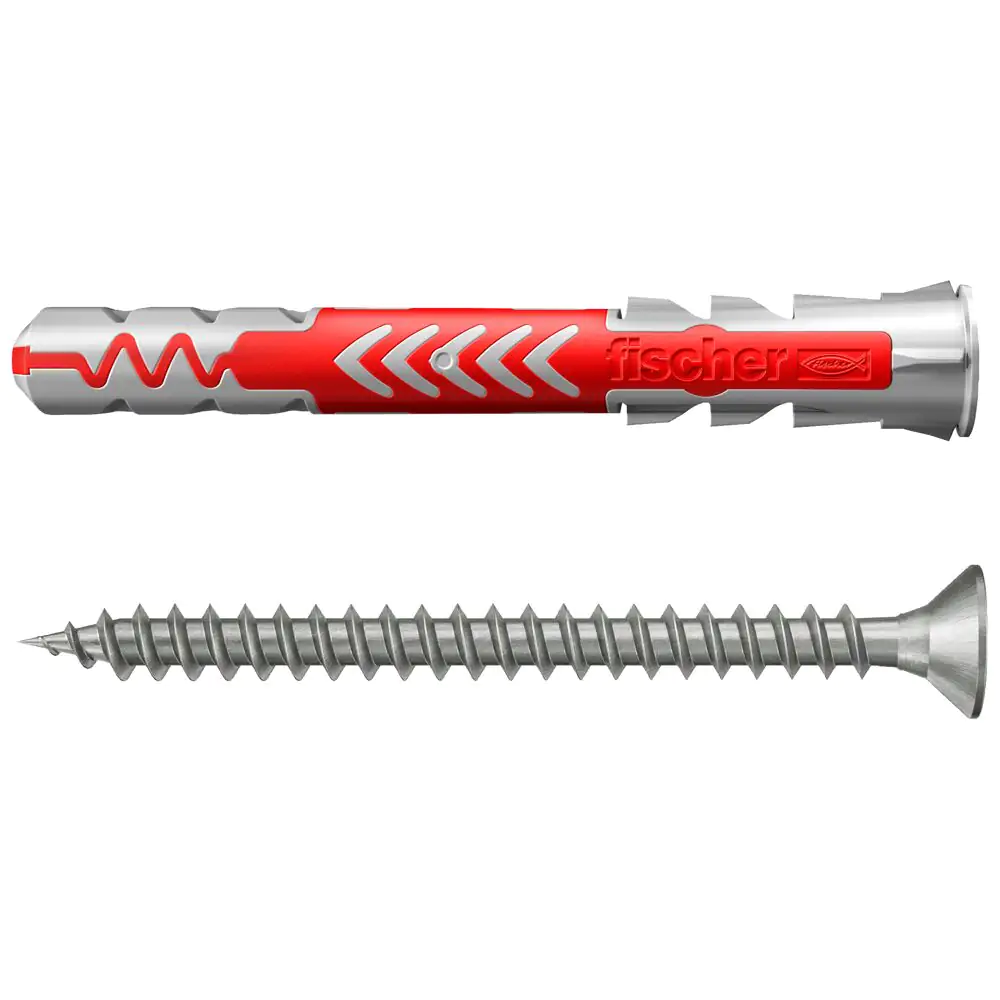 Fischer Dübel Duopower 8.0 x 65 mm mit Schrauben - 2 Stück Fischer Dübel Duopower 8.0 x 65 mm mit Schrauben - 2 Stück