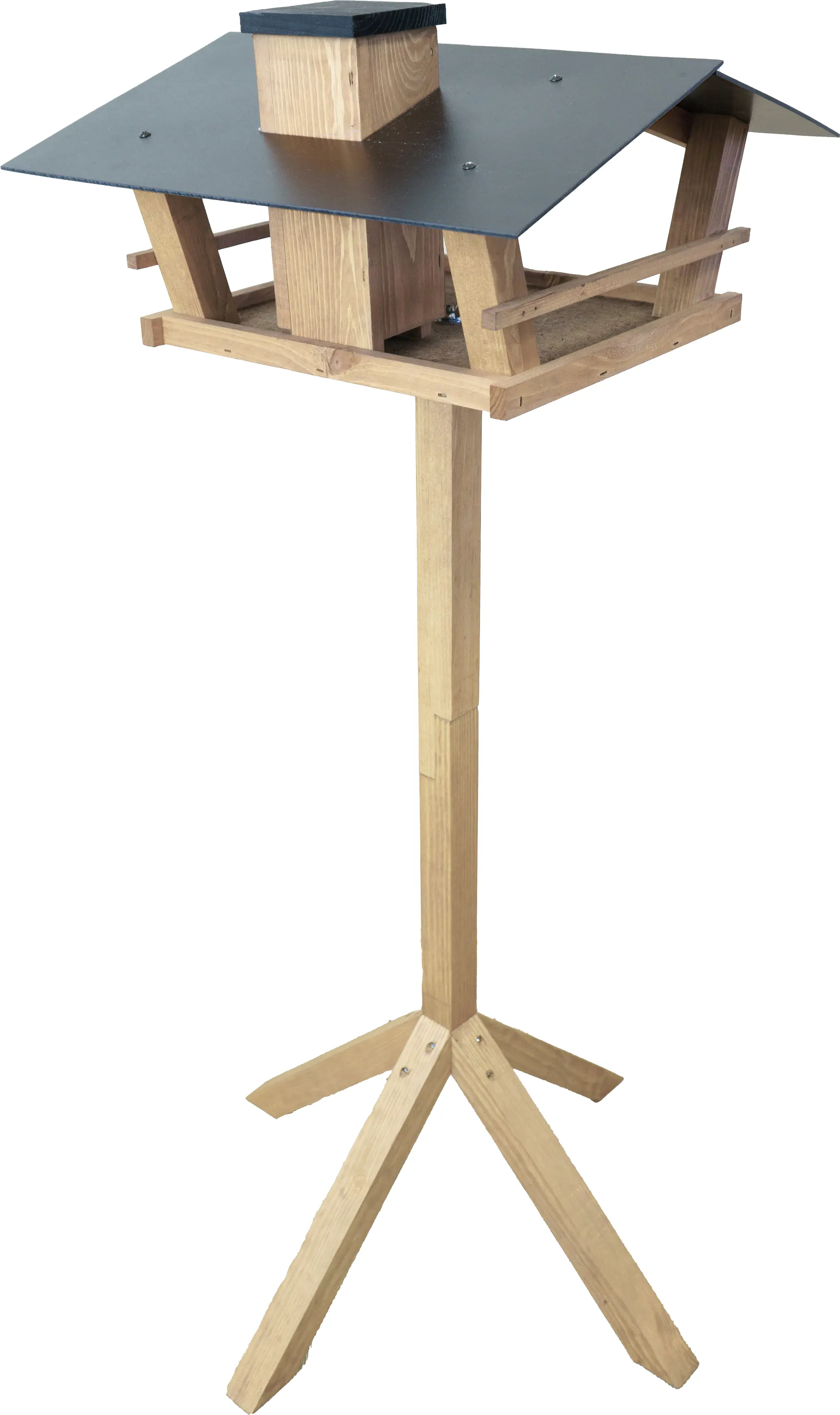 Vogelhaus Villa Emilia beige mit Ständer 39 x 39 x 19 cm