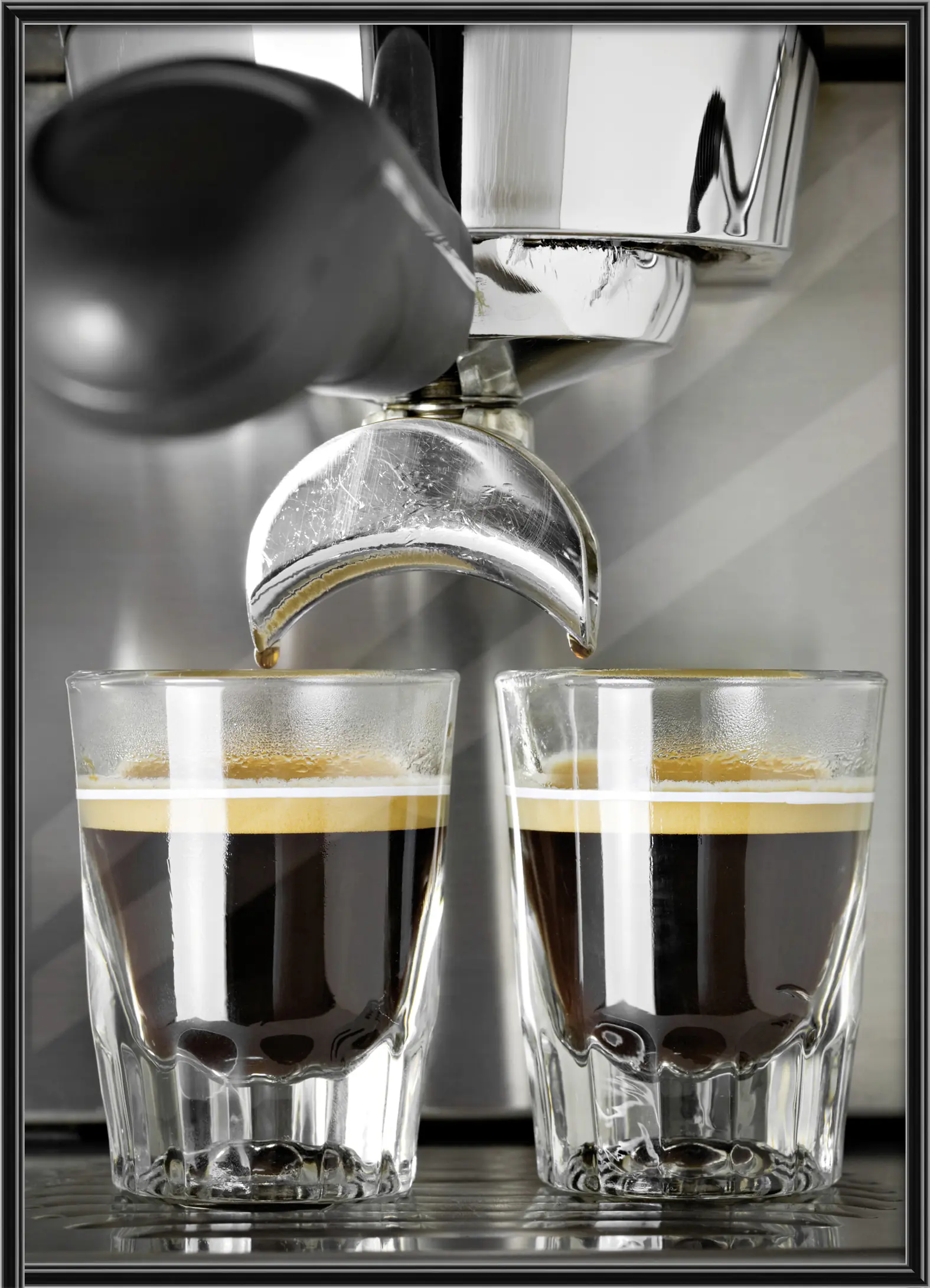 Kunststoff Bilderrahmen Design Frames schwarz, 50 x 70 cm