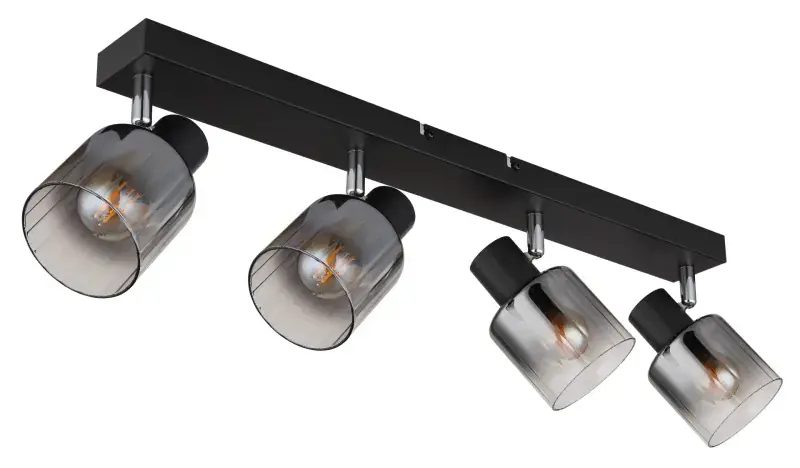 Globo Deckenstrahler Jack 56 x 13,5 cmschwarz matt