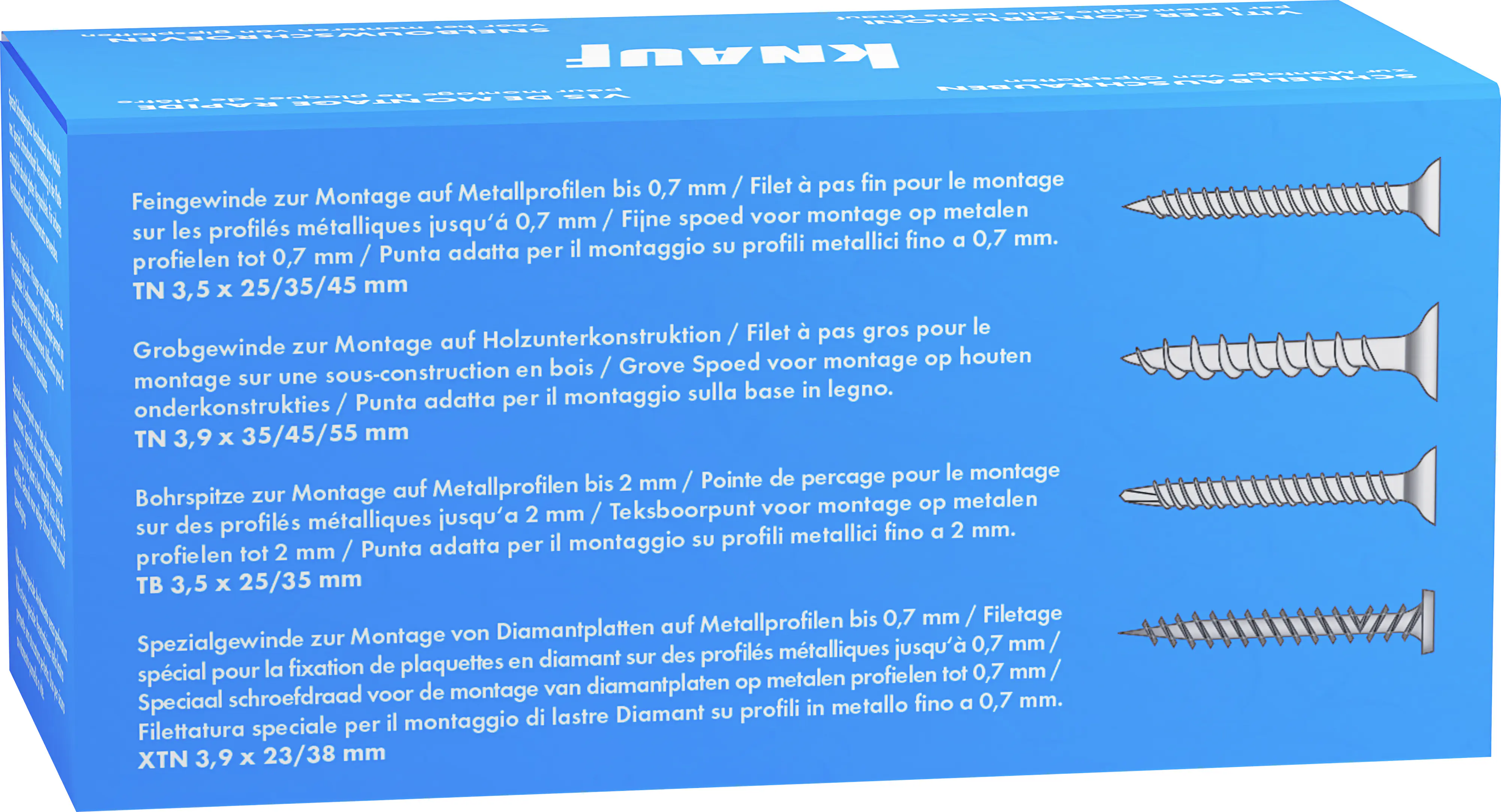 Knauf Diamantschr. XTN 3,9 x 23 mm 250 Stück