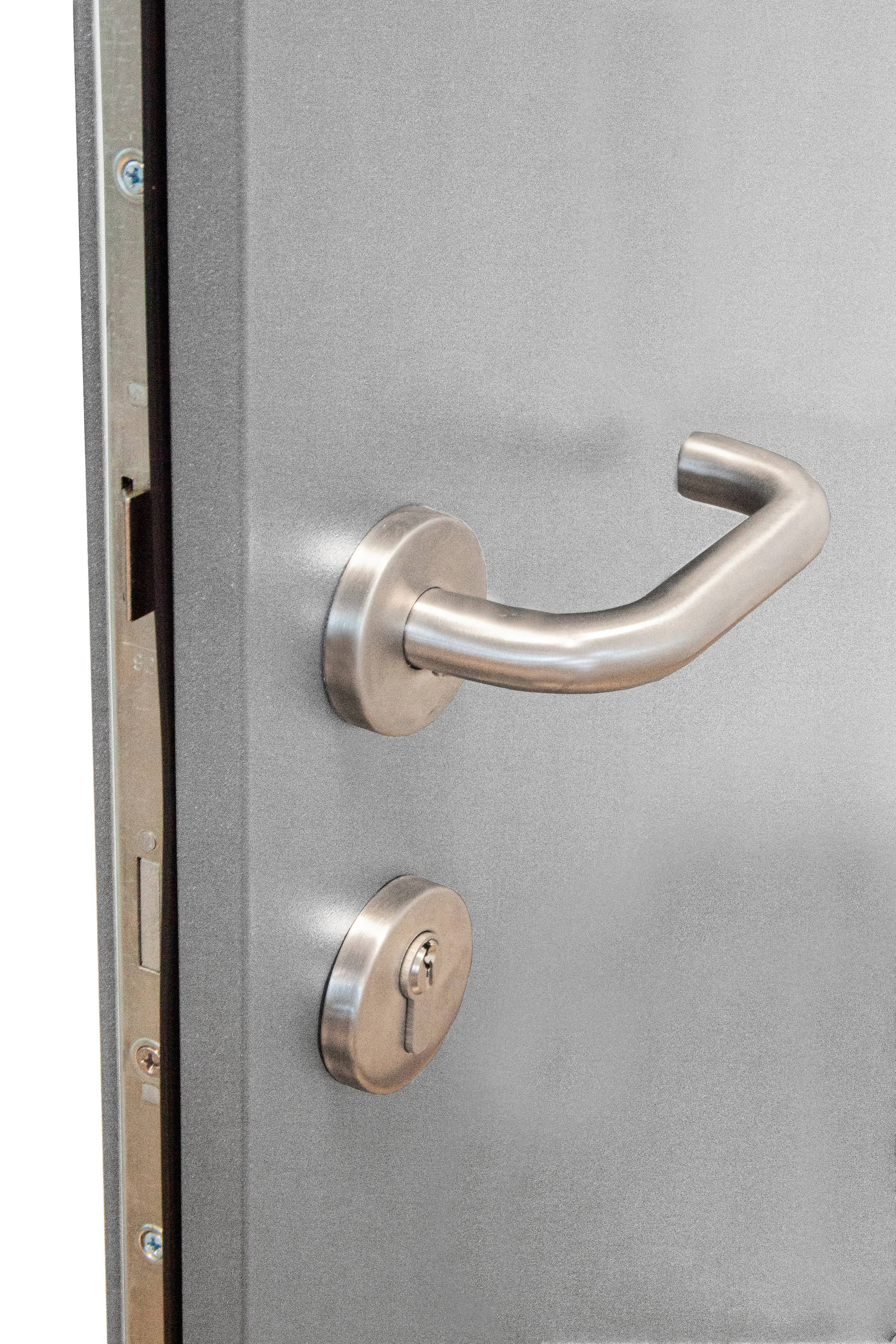 Splendoor Haustür Passivedoor Premium B07 RC2 Grau DIN Links 110 x 210 cm